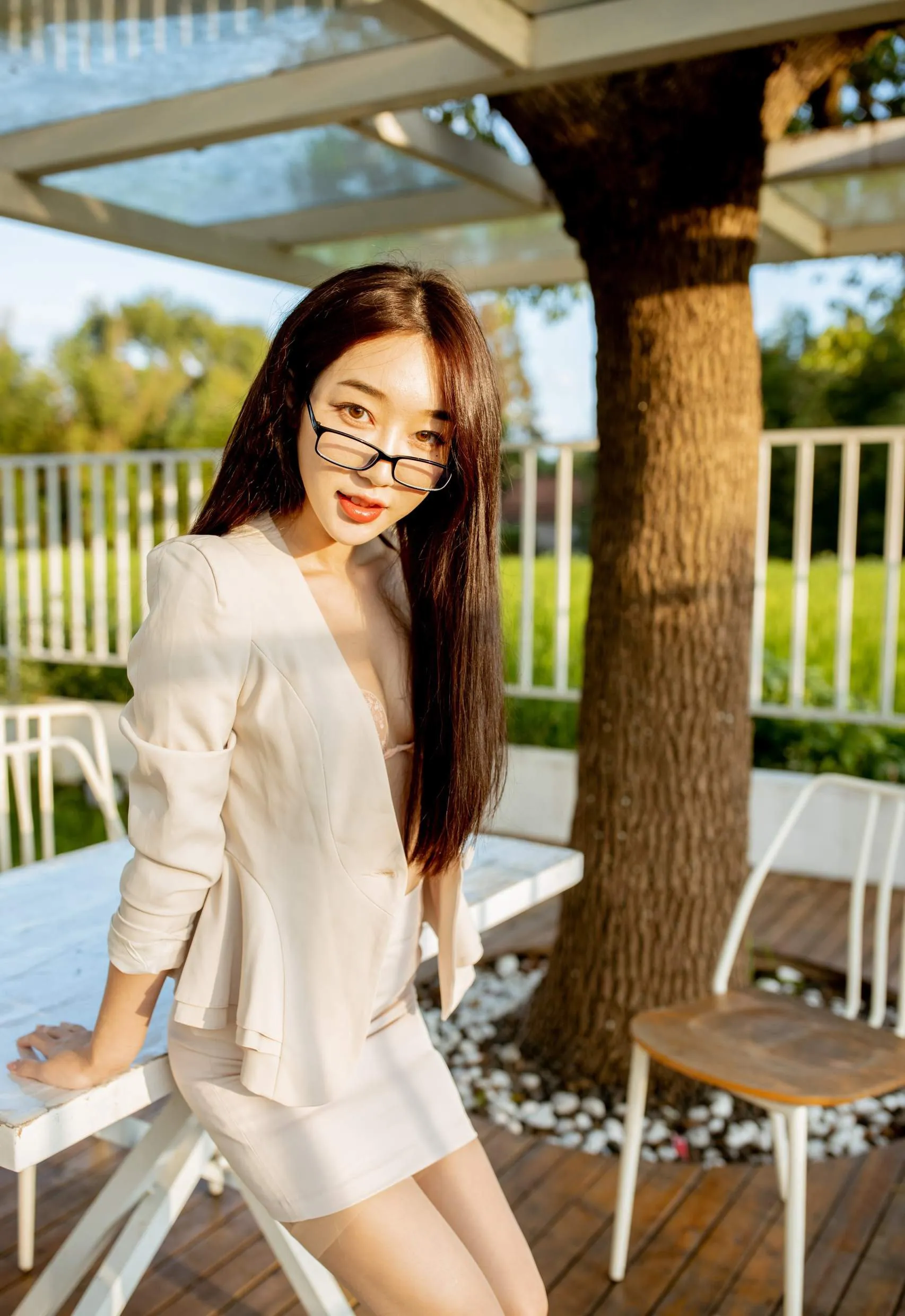新竹傍晚校花美照 – 清純魅力攝影棚實錄典藏 - 8