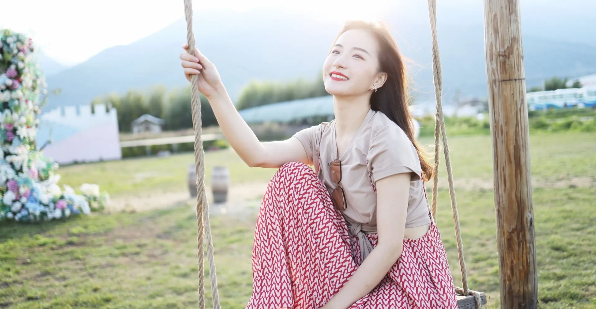 優雅時刻網紅山景寫真 – 春季性感風採再現精選 - 46