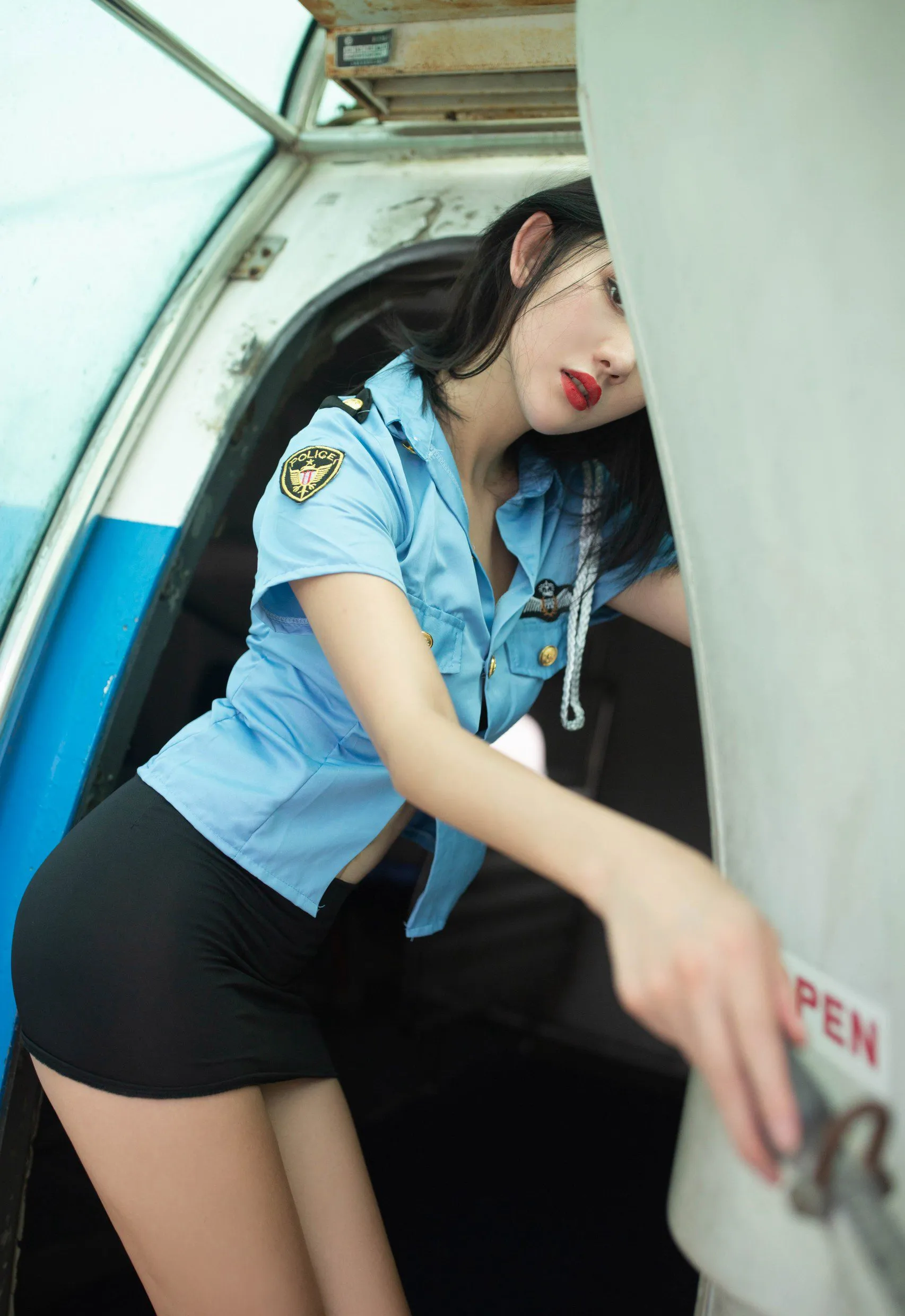 桃園夜晚護士美照 – 活潑魅力戶外實錄精選 - 1