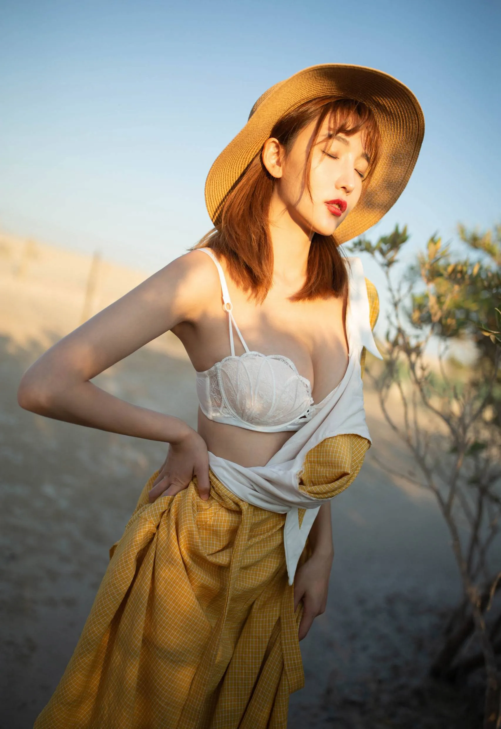 主播時尚私房寫真 – 櫻花季溫柔風格展現獨家 - 24