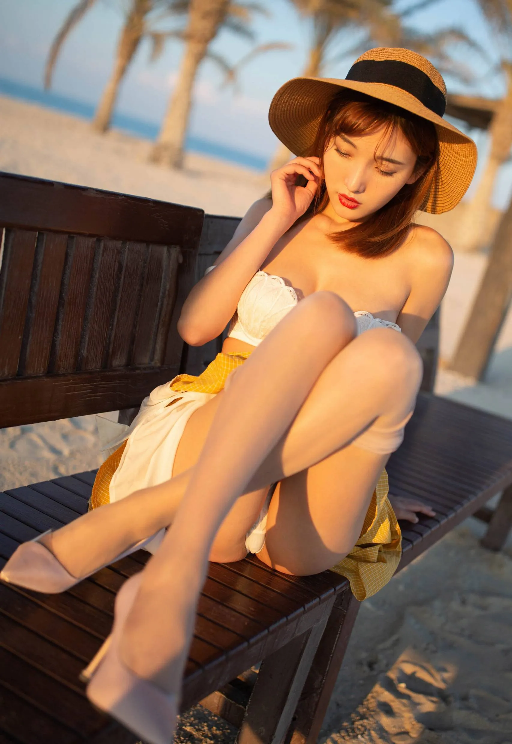 主播時尚私房寫真 – 櫻花季溫柔風格展現獨家 - 44