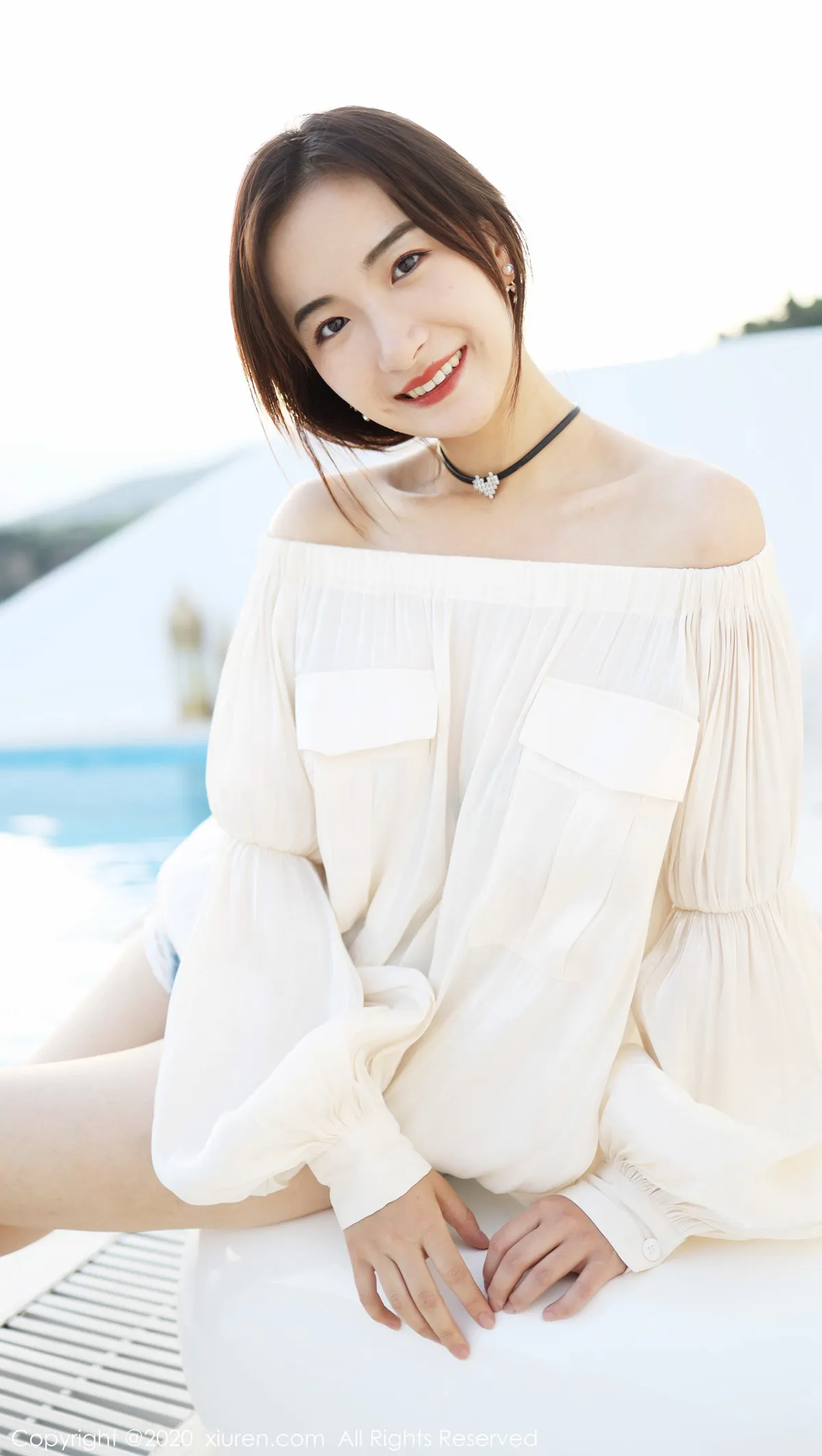 夏季限定網紅知性寫真集 – 海邊優雅瞬間捕捉珍藏 - 23