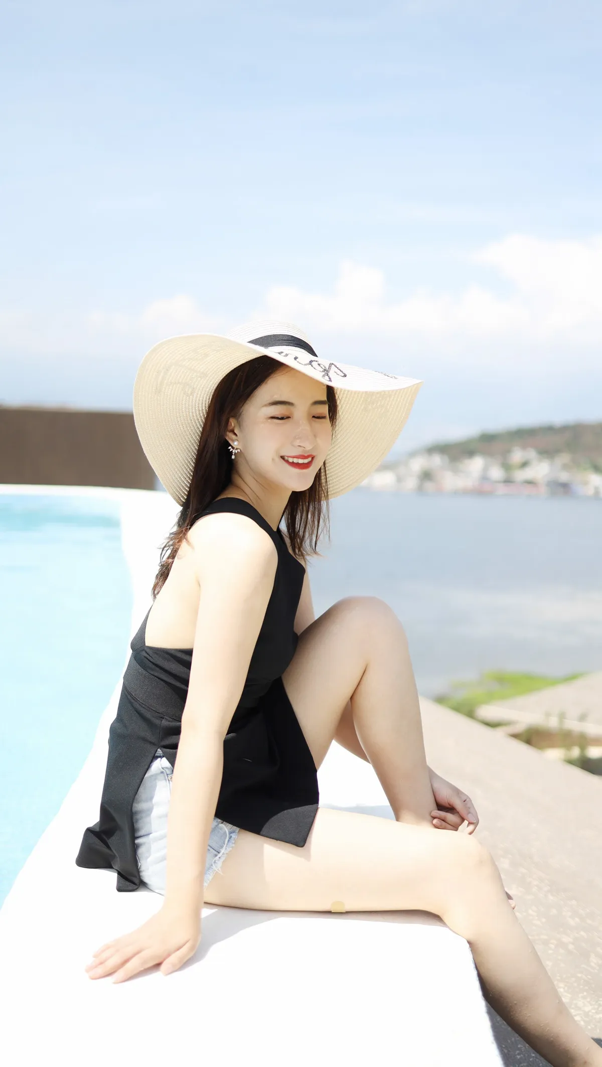 夏季限定網紅知性寫真集 – 海邊優雅瞬間捕捉珍藏 - 8