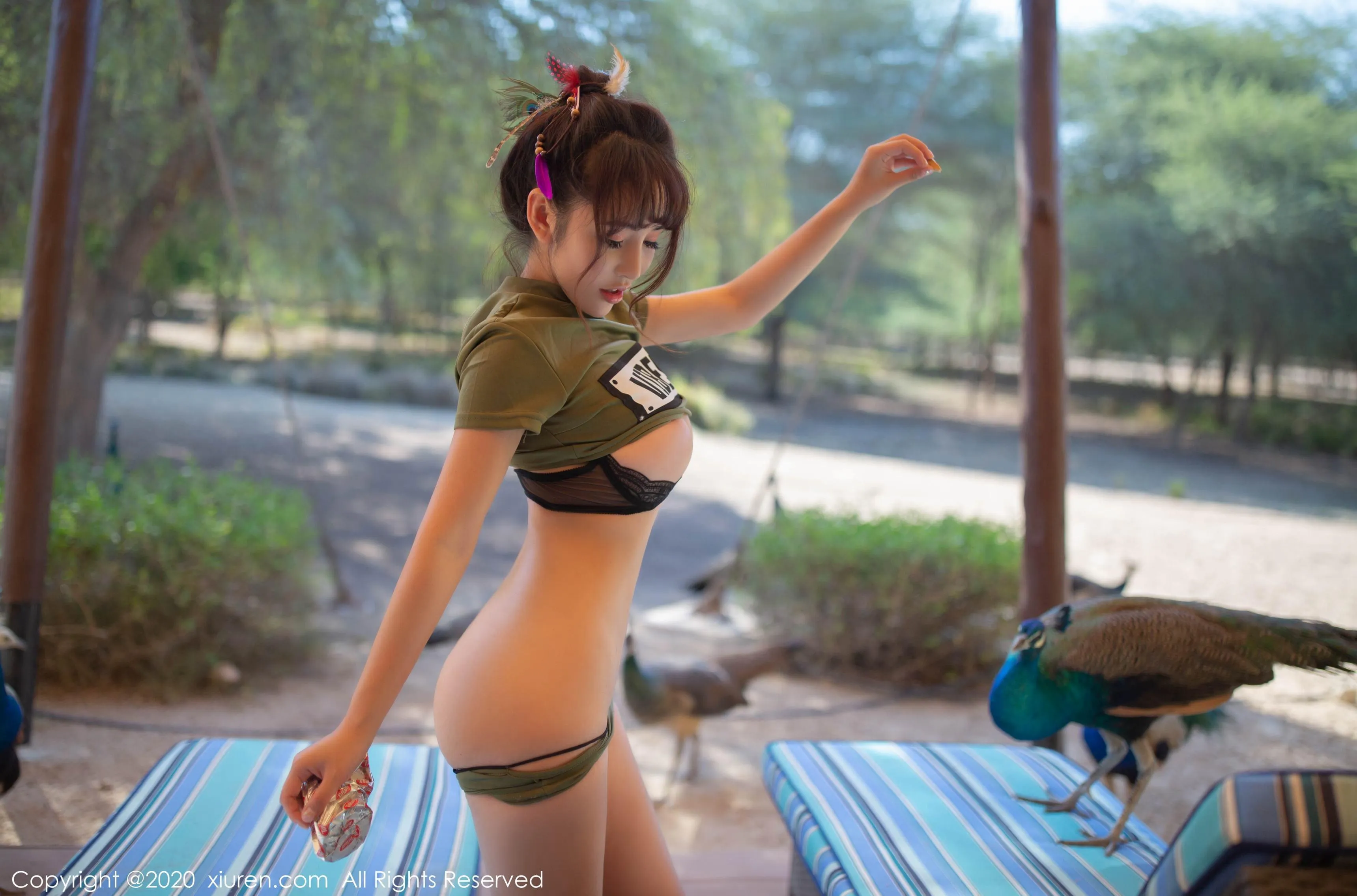 空姐甜美海邊寫真 – 晴日激情風格展現精選 - 50