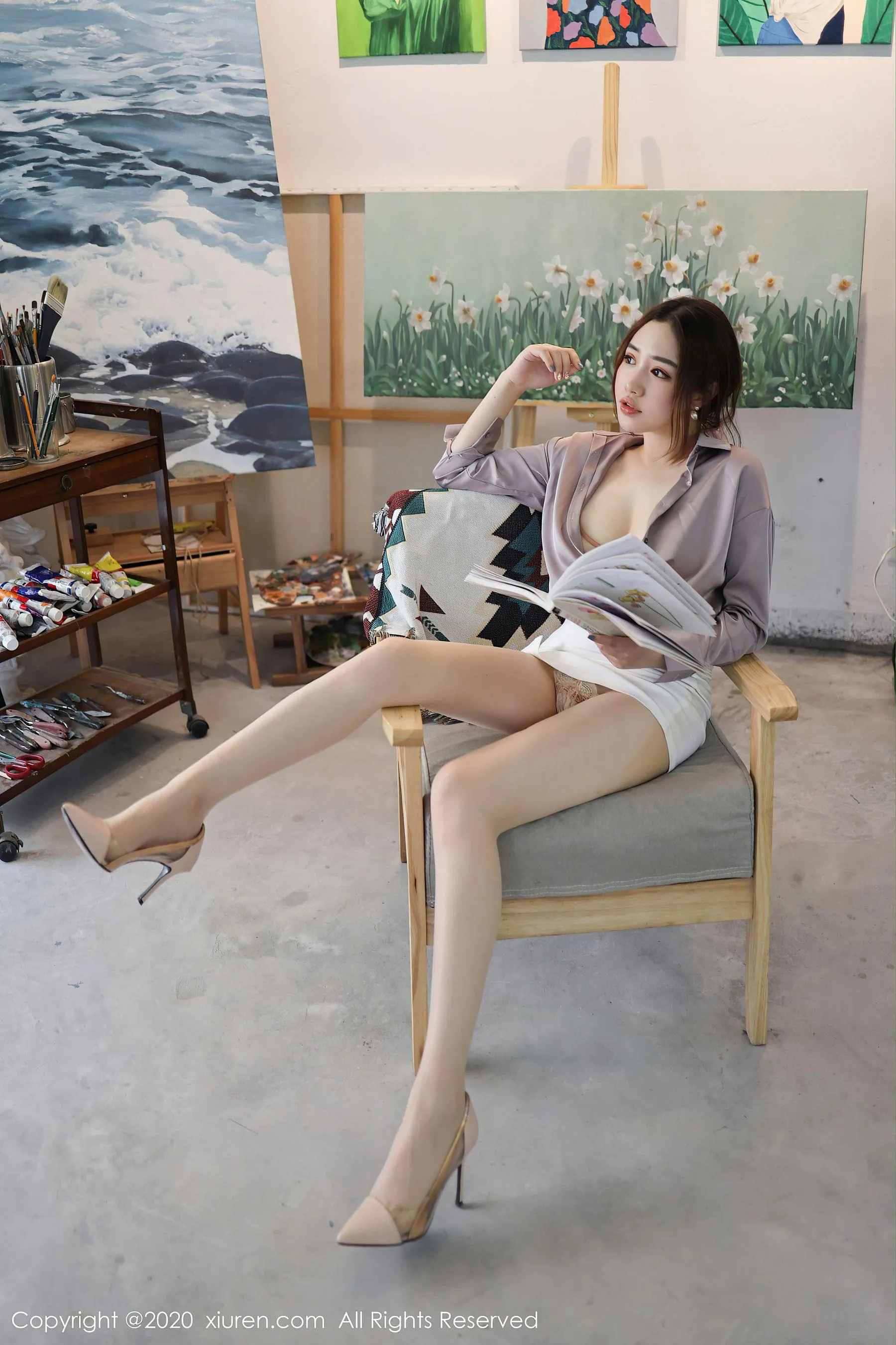 雪景限定網紅時尚寫真集 – 海邊激情瞬間捕捉精選 - 29