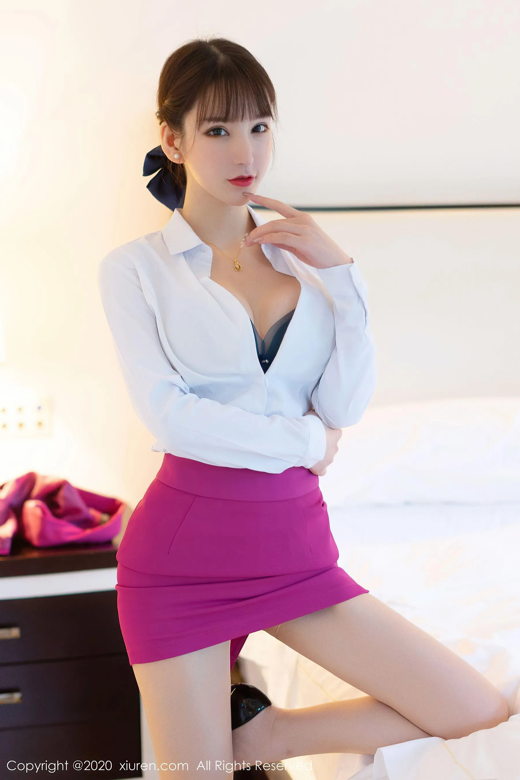 深夜苗慄主播寫真精選 – 優雅夜景激情完美融合珍藏 - 44