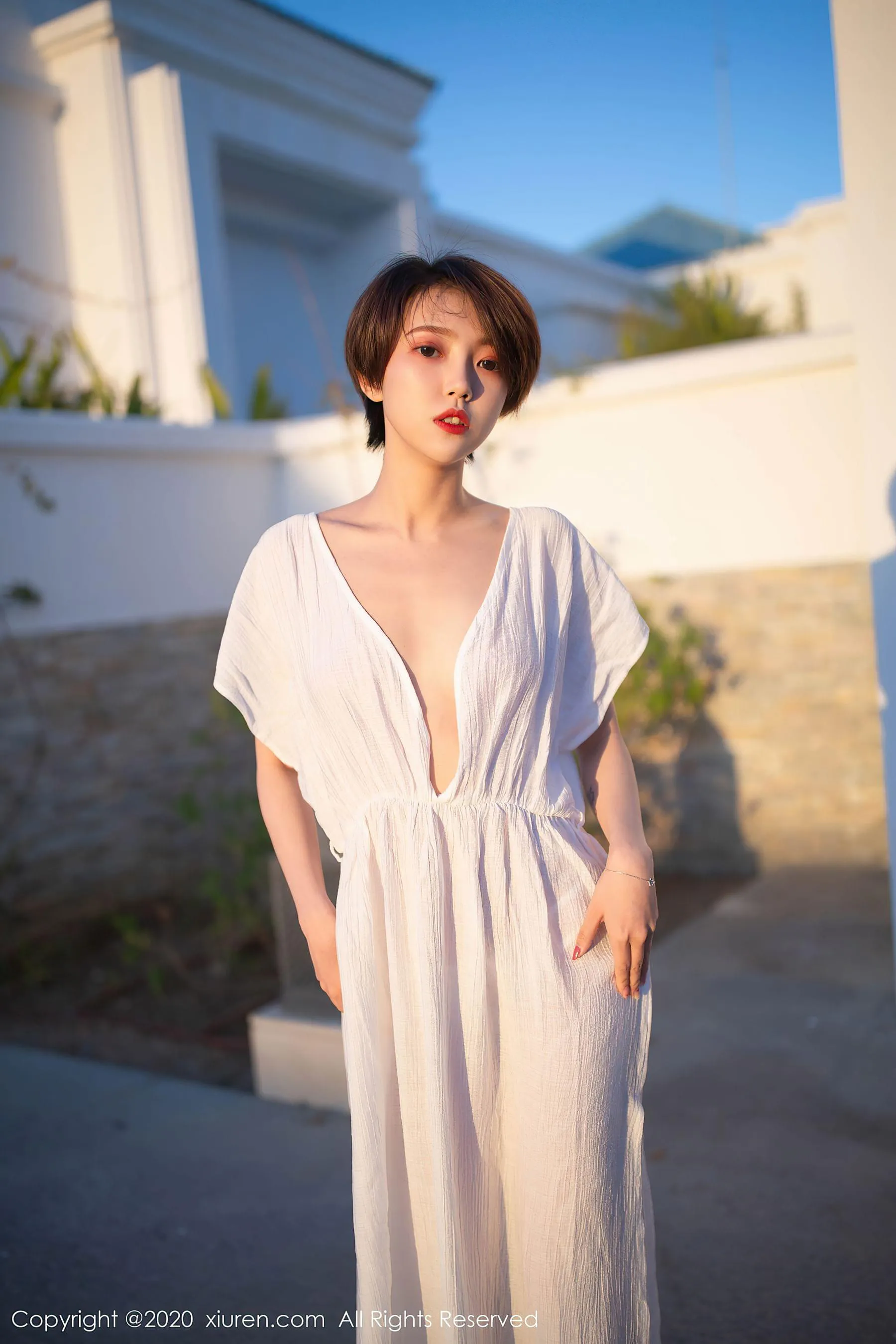台北黃昏空姐美照 – 甜美魅力海邊實錄珍藏 - 1