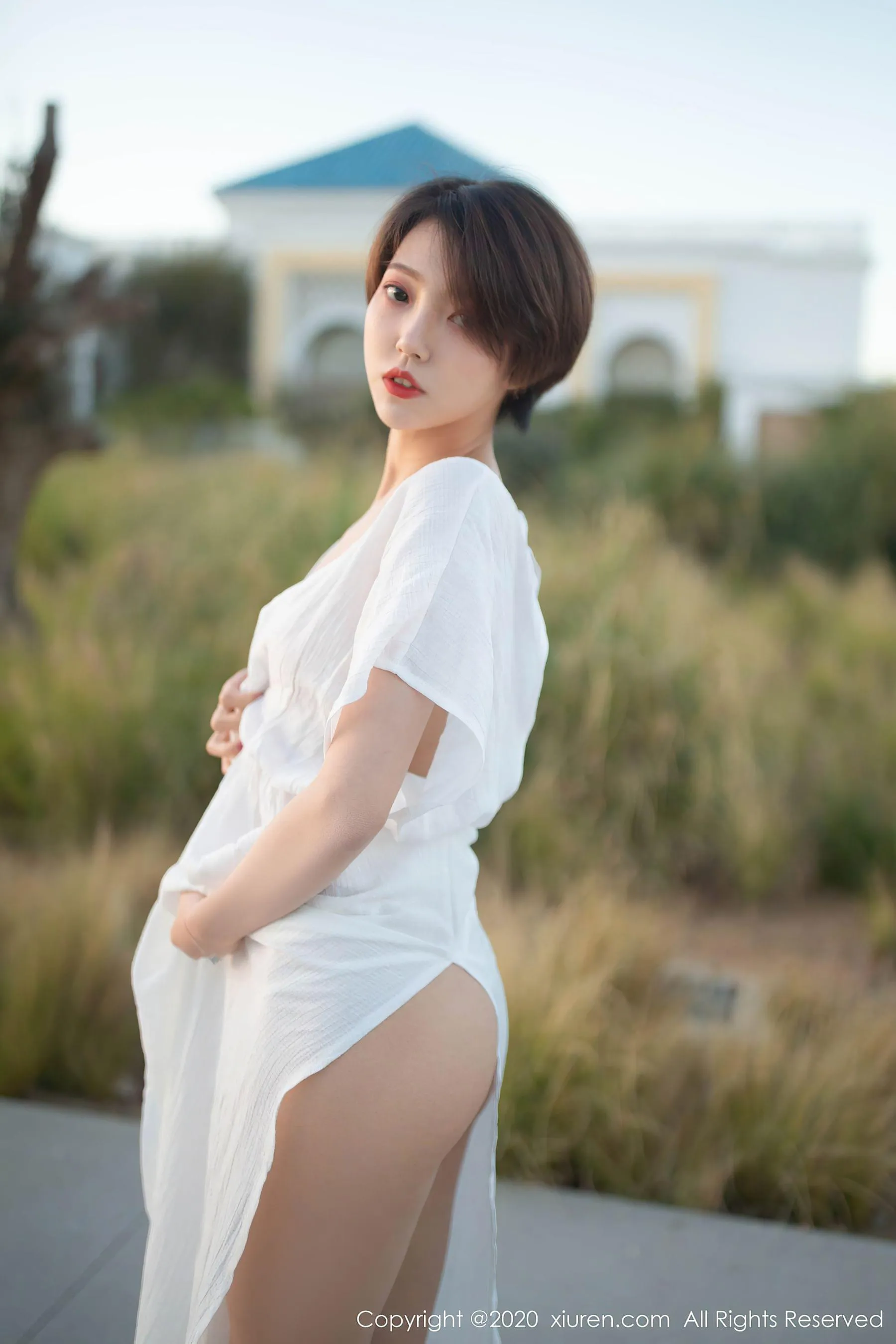 台北黃昏空姐美照 – 甜美魅力海邊實錄珍藏 - 26