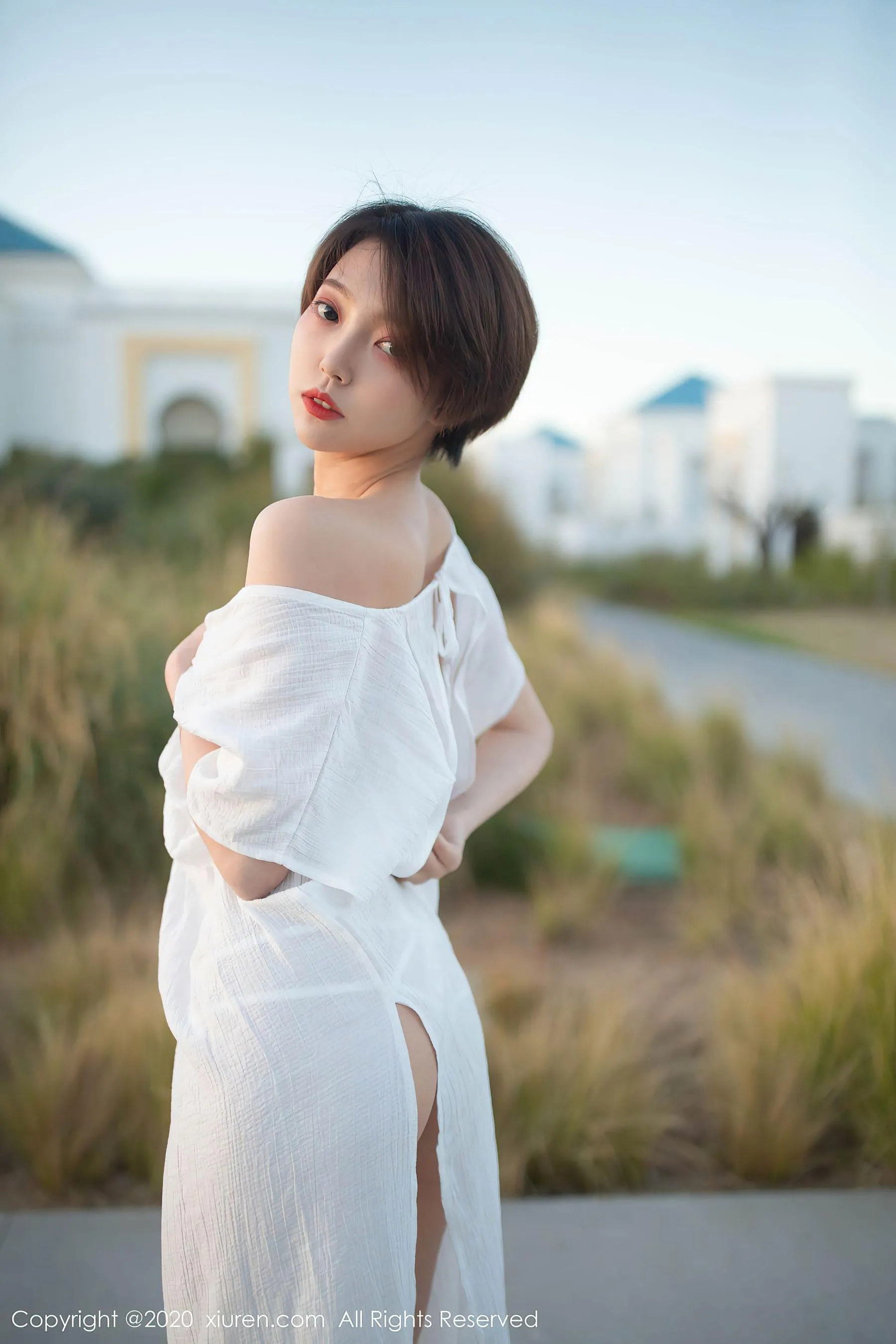 台北黃昏空姐美照 – 甜美魅力海邊實錄珍藏 - 30