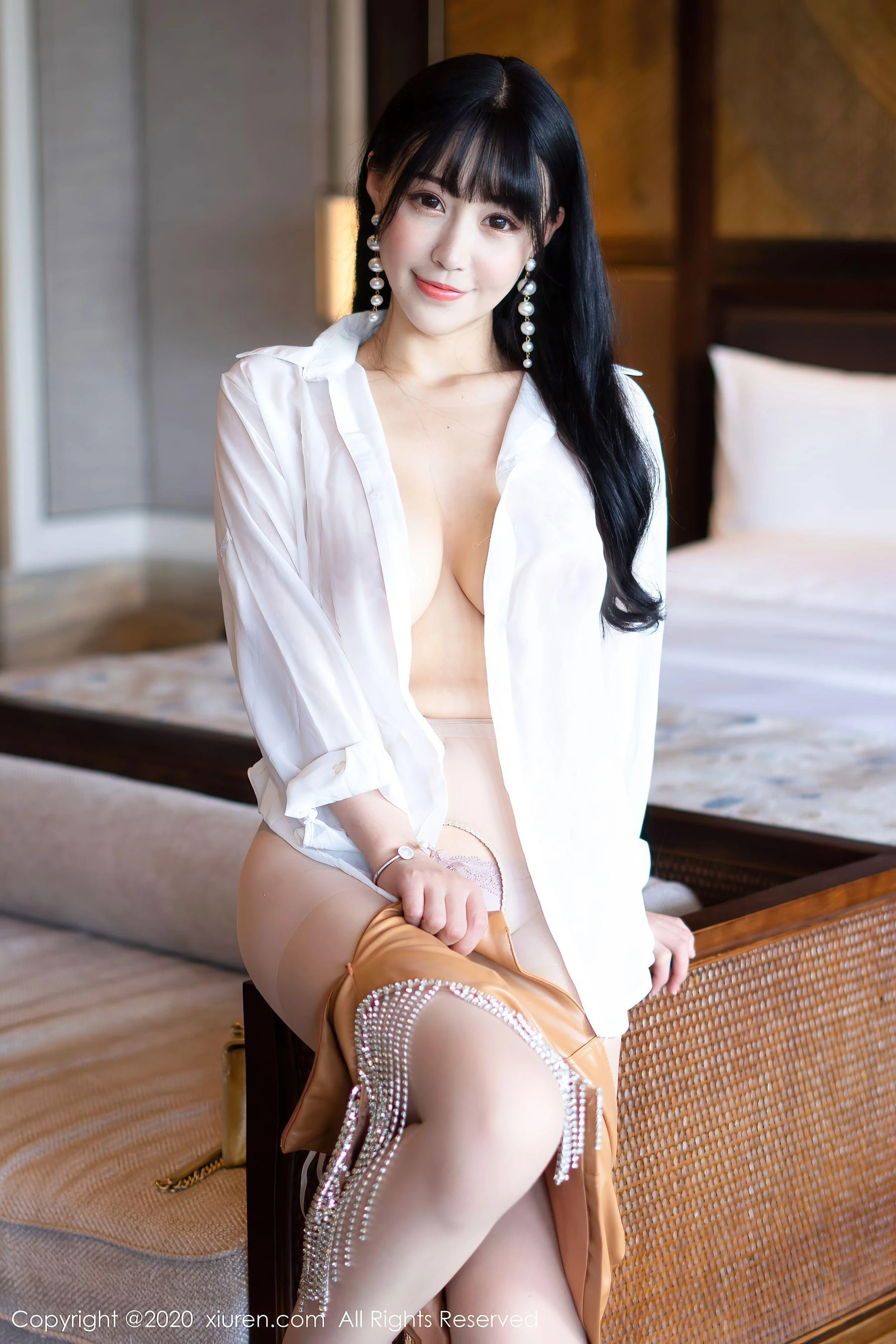 嫩模知性海邊寫真 – 晴日自信風格展現典藏 - 35