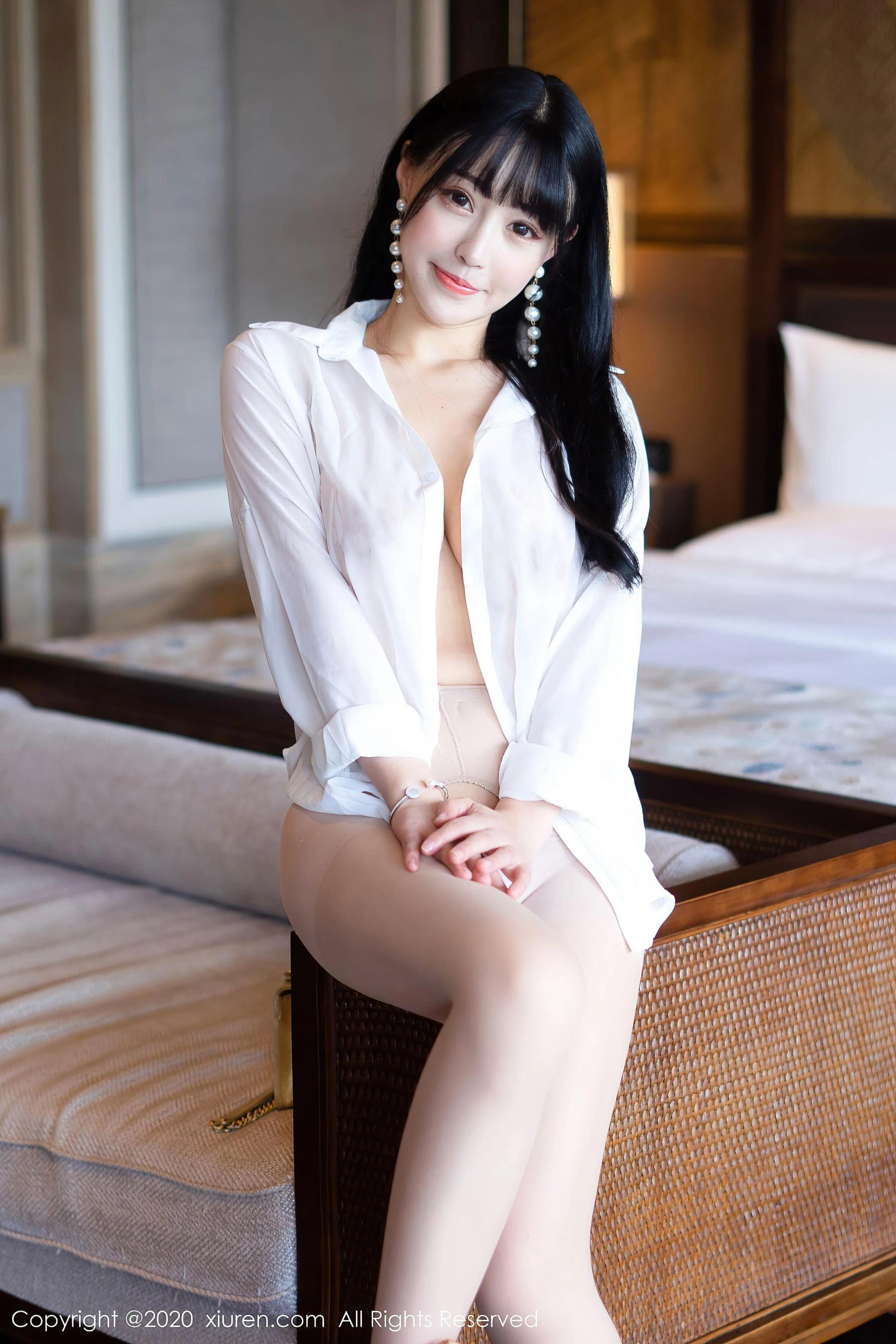 嫩模知性海邊寫真 – 晴日自信風格展現典藏 - 37