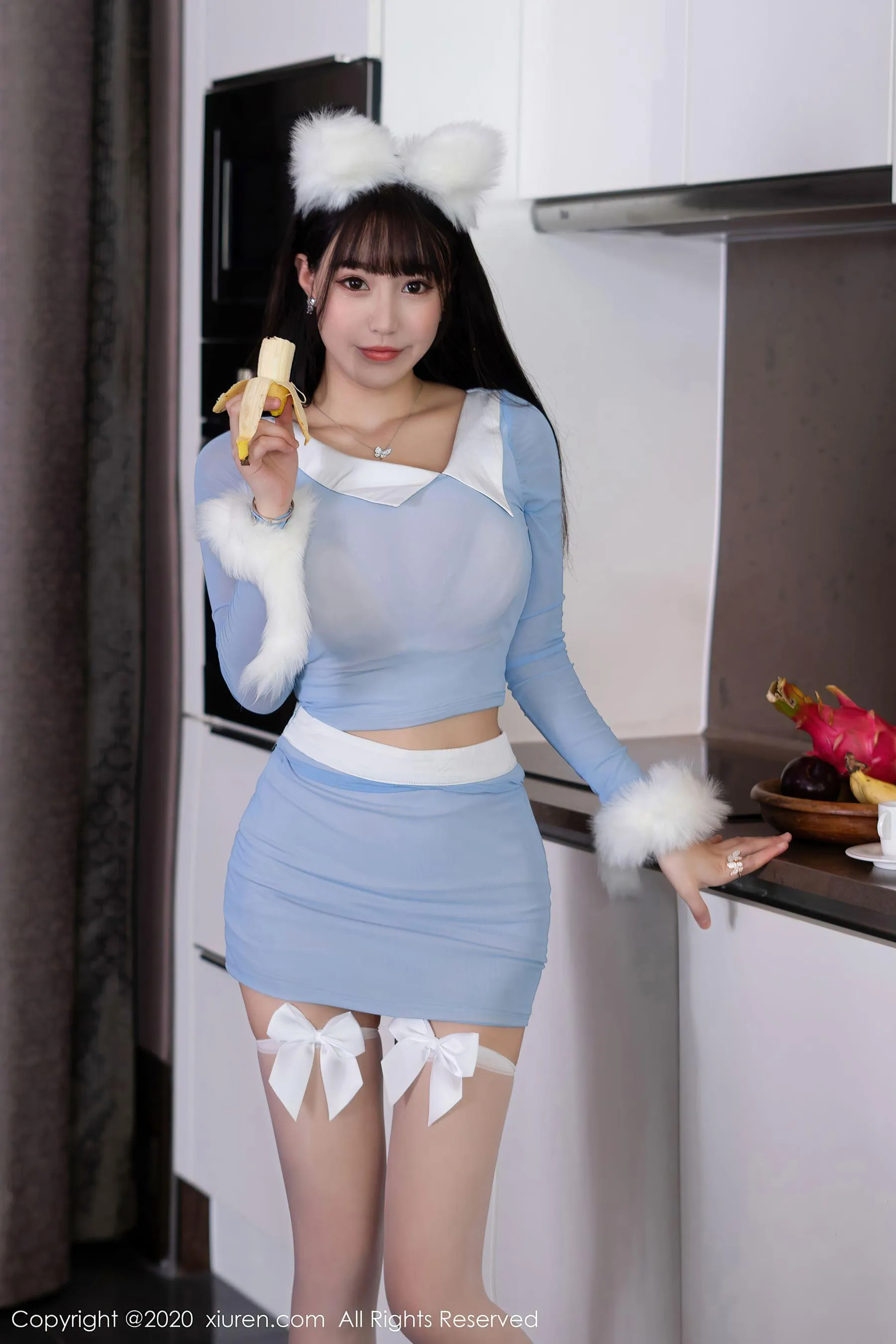 DJ火辣街拍寫真 – 雨季優雅風格展現珍藏 - 40