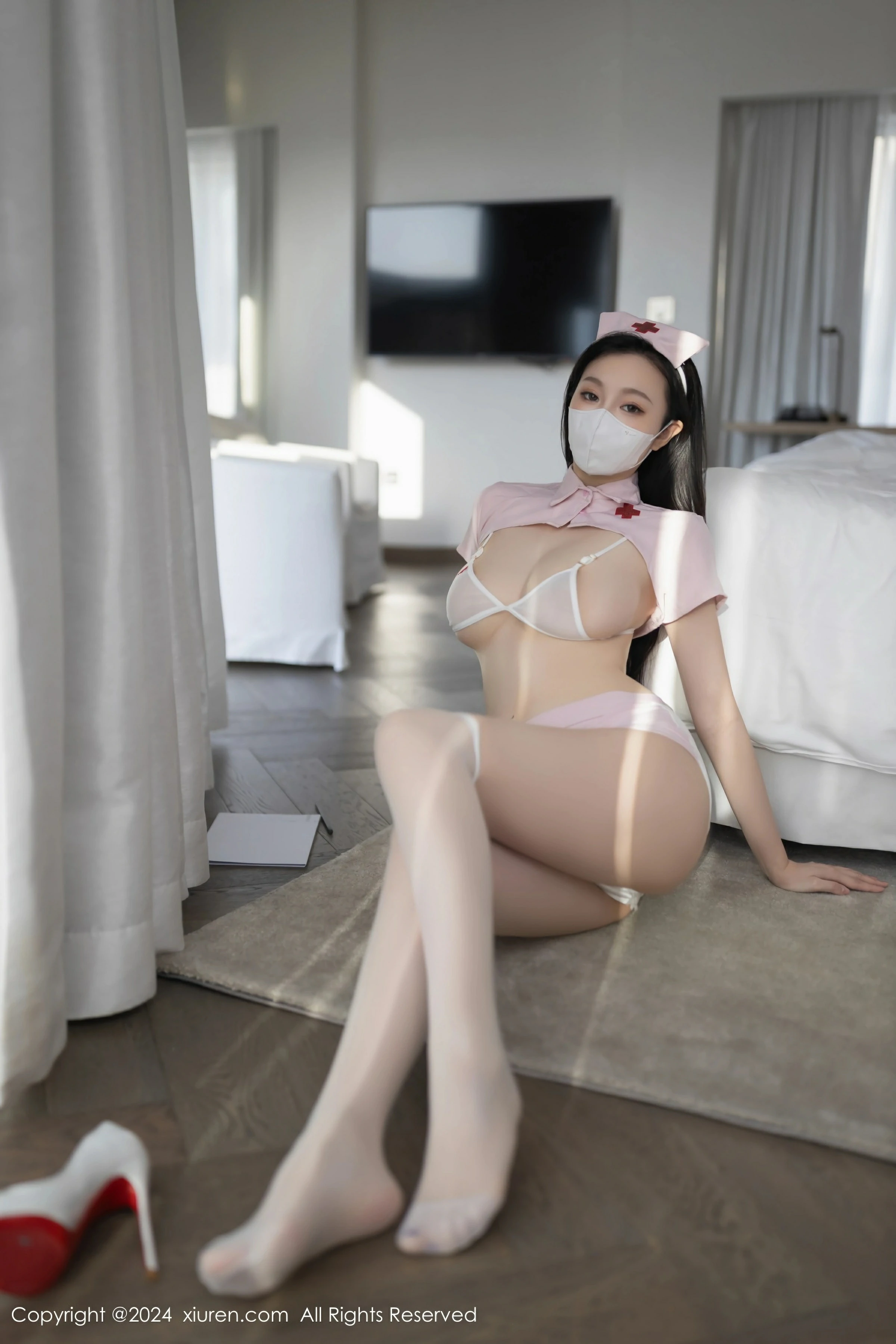 桃園深夜主播美照 – 甜美魅力海邊實錄限量 - 19