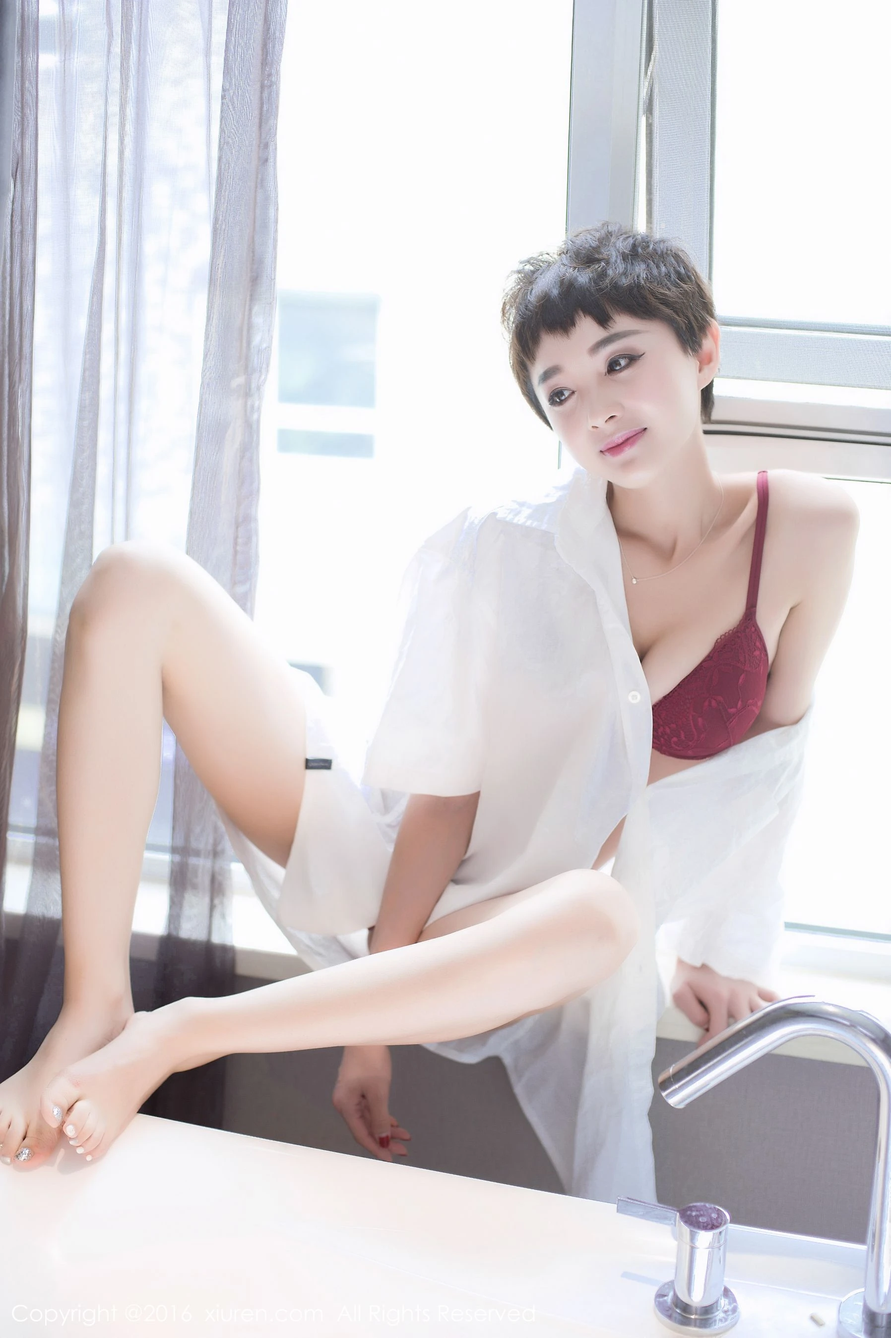 激情時刻主播街拍寫真 – 春季甜美風採再現典藏 - 54