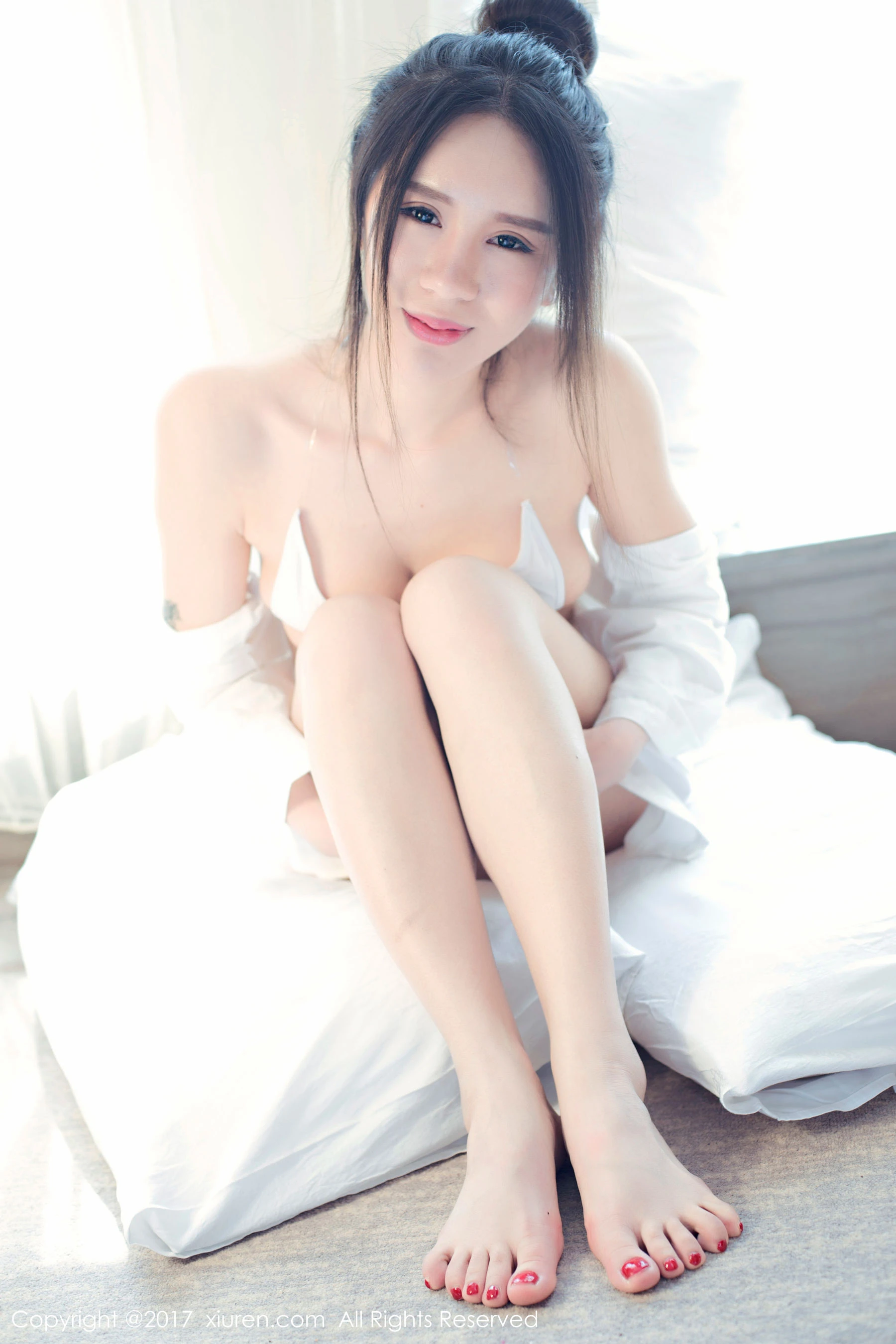 空姐時尚夜景寫真 – 櫻花季神秘風格展現獨家 - 2