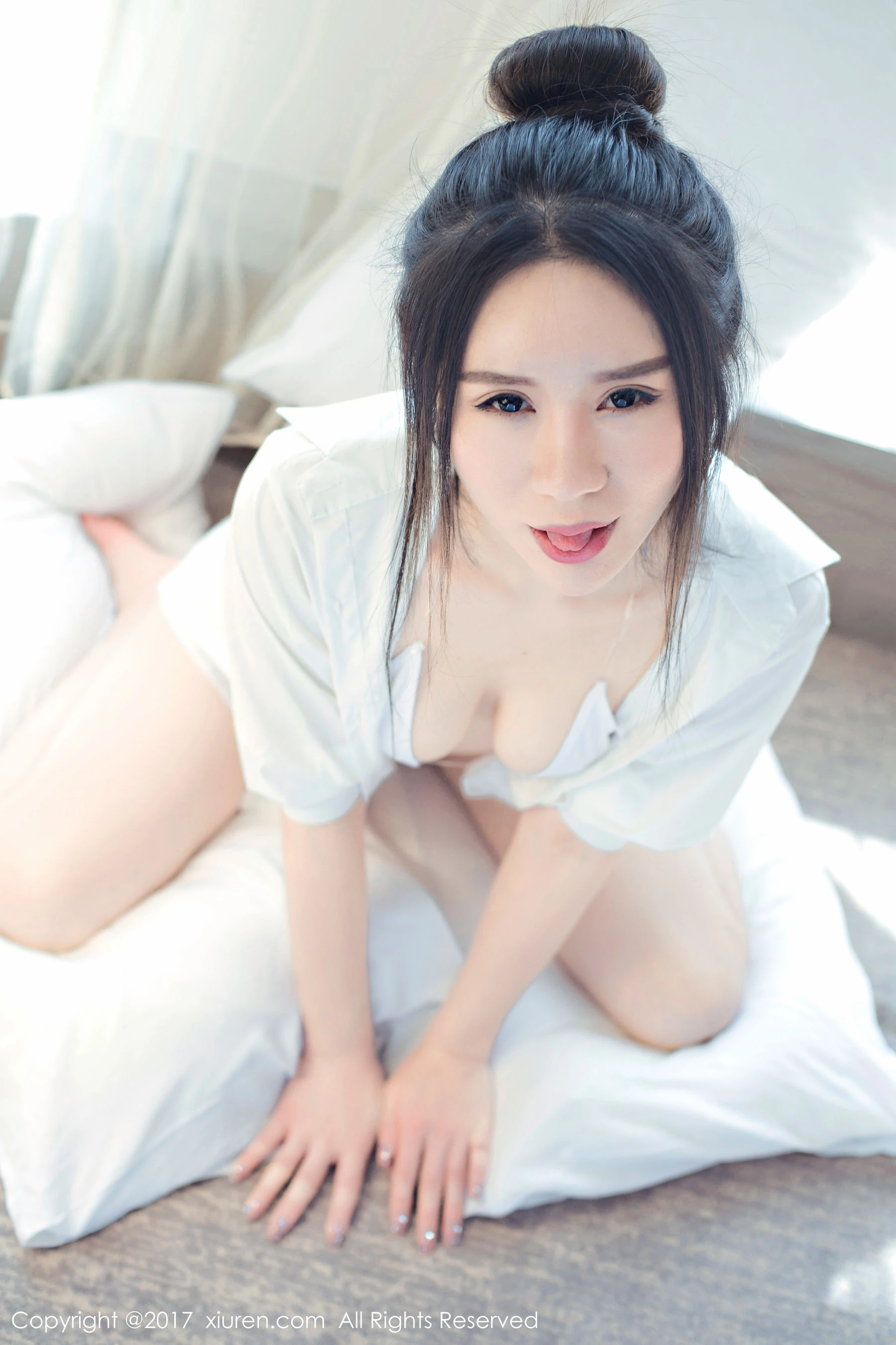 空姐時尚夜景寫真 – 櫻花季神秘風格展現獨家 - 9