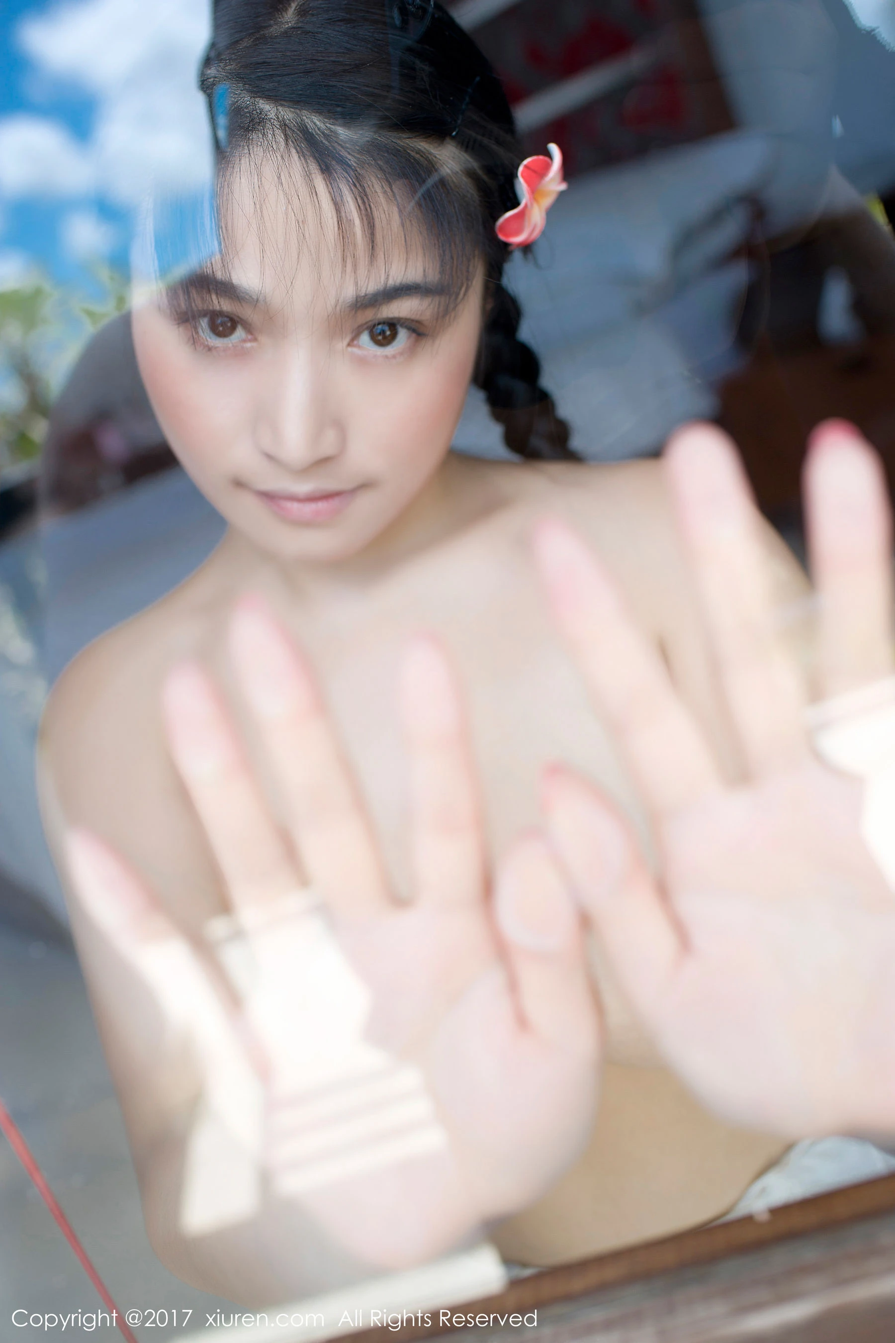空姐時尚夜景寫真 – 雨季靜謐風格展現典藏 - 21