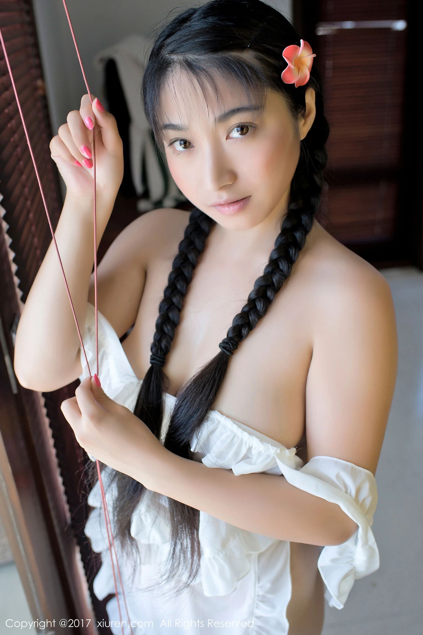 空姐時尚夜景寫真 – 雨季靜謐風格展現典藏 - 56