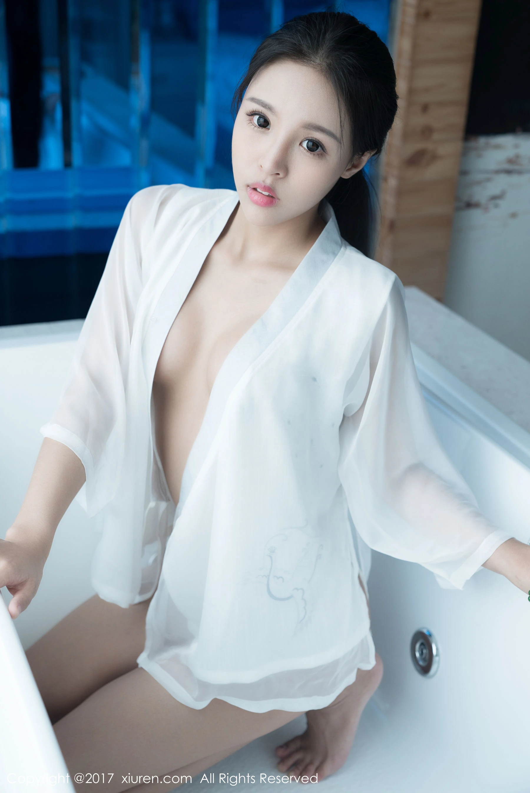 空姐火辣夜景寫真 – 夏日浪漫風格展現典藏 - 32