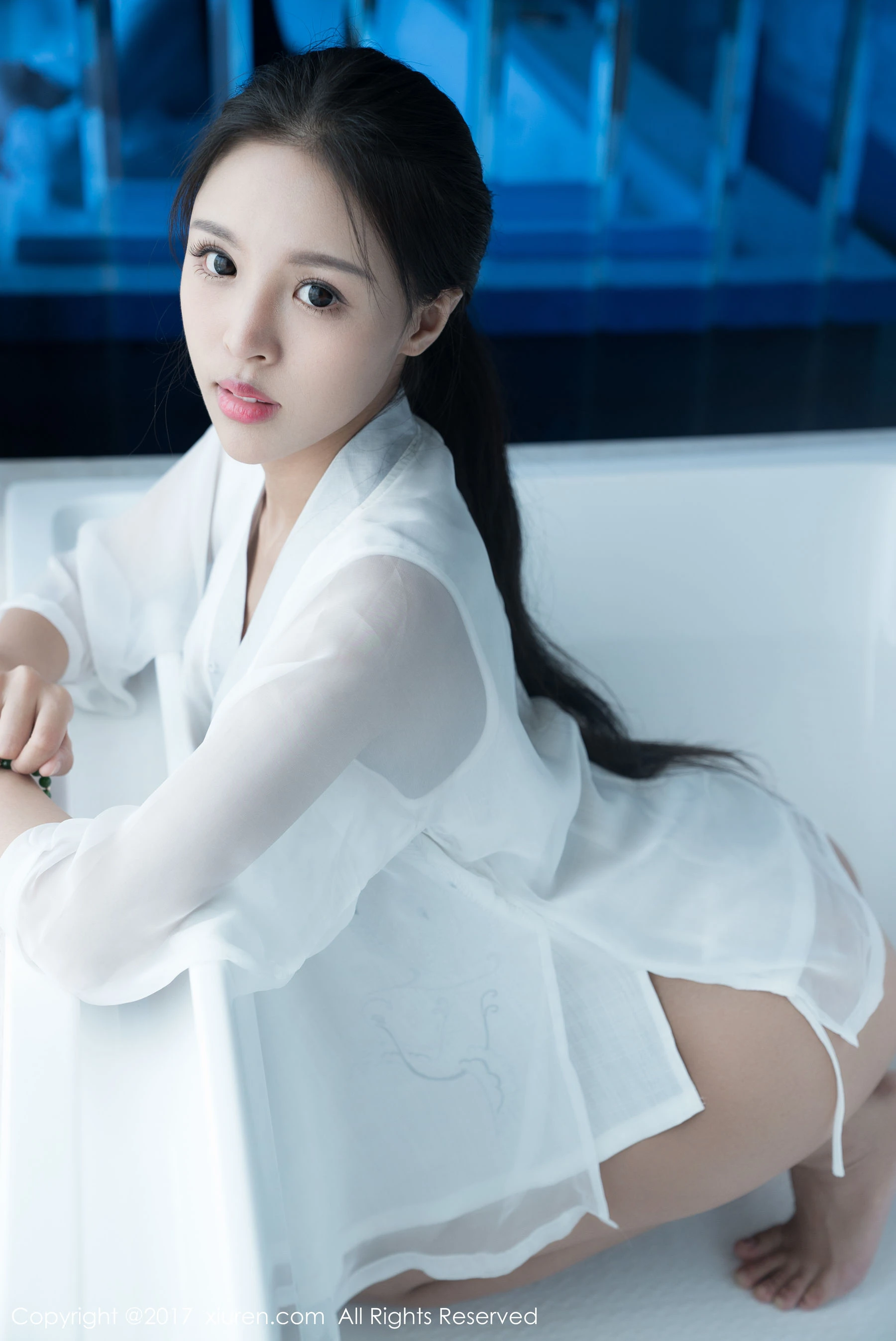 空姐火辣夜景寫真 – 夏日浪漫風格展現典藏 - 35