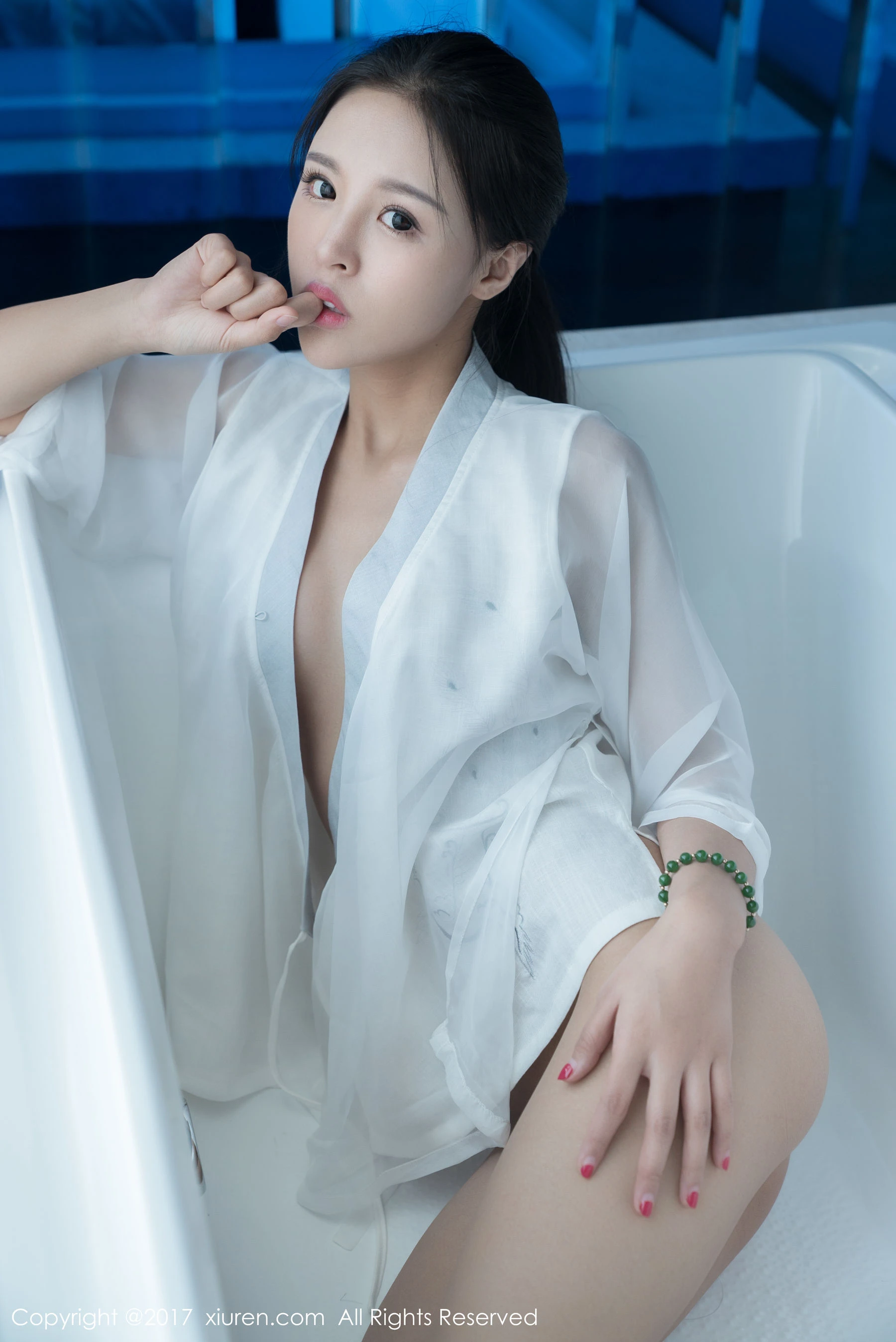 空姐火辣夜景寫真 – 夏日浪漫風格展現典藏 - 40