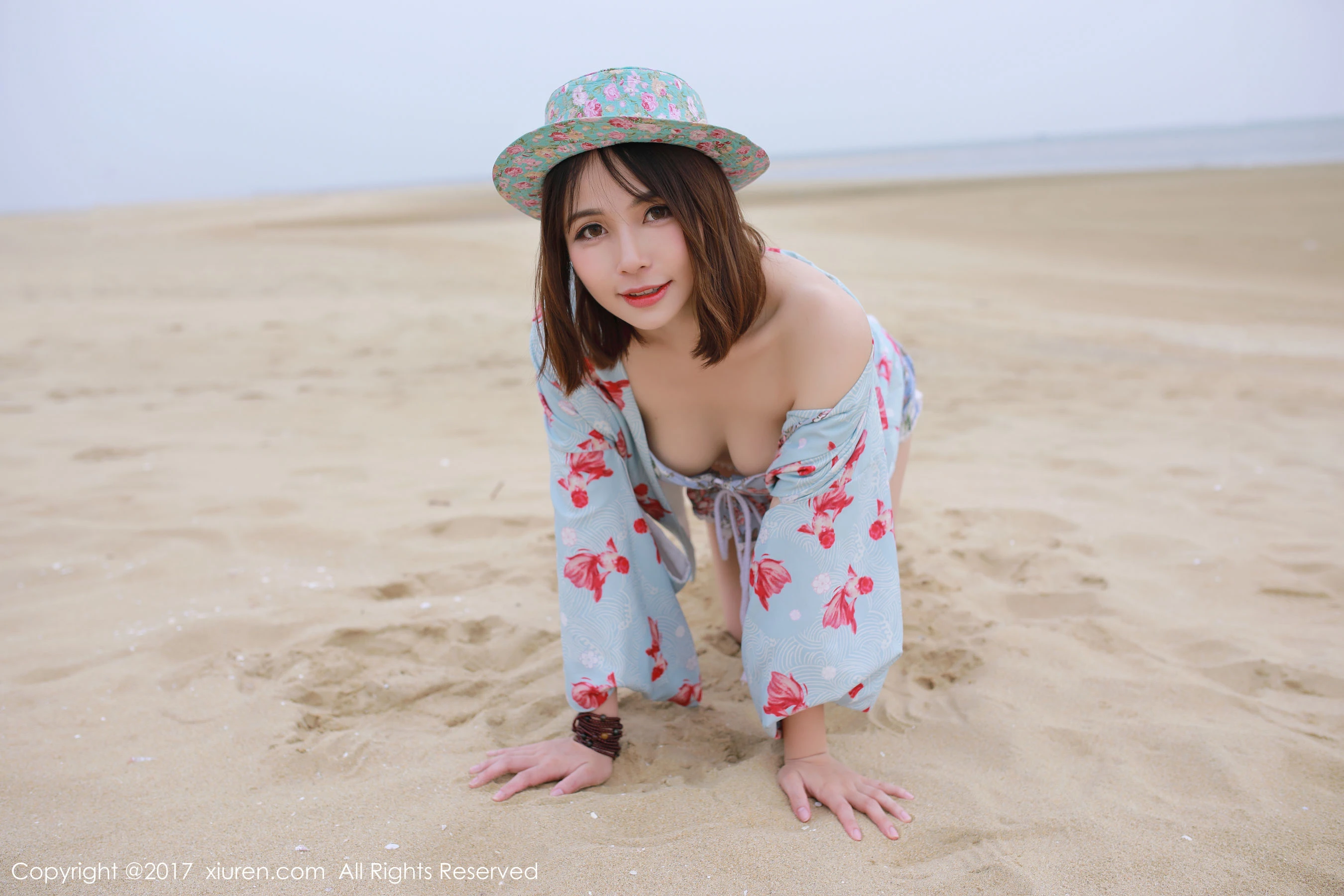 優雅時刻校花海邊寫真 – 櫻花季優雅風採再現典藏 - 34
