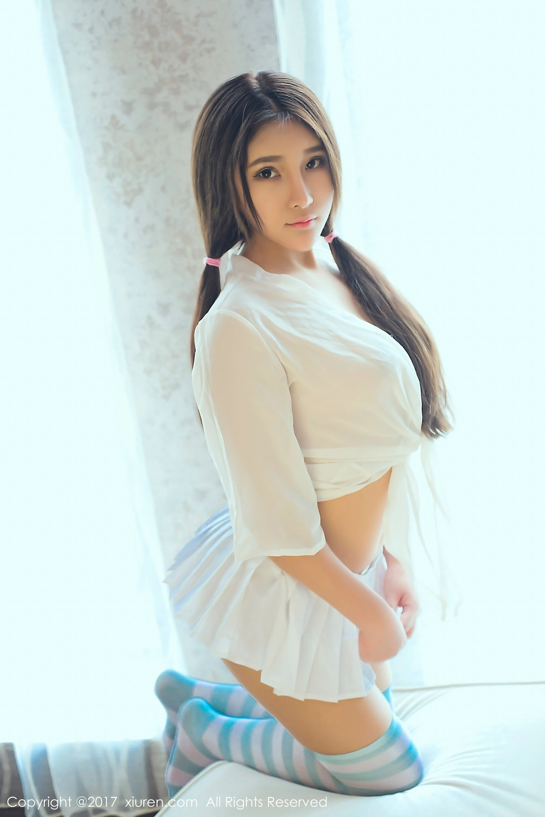 校花甜美自然光寫真 – 冬季神秘風格展現典藏 - 40