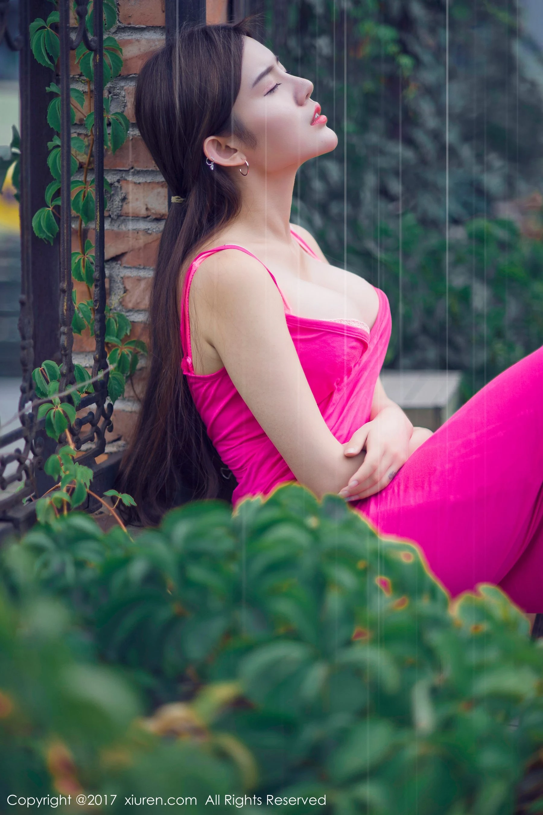 舞者甜美戶外寫真 – 秋季優雅風格展現珍藏 - 31