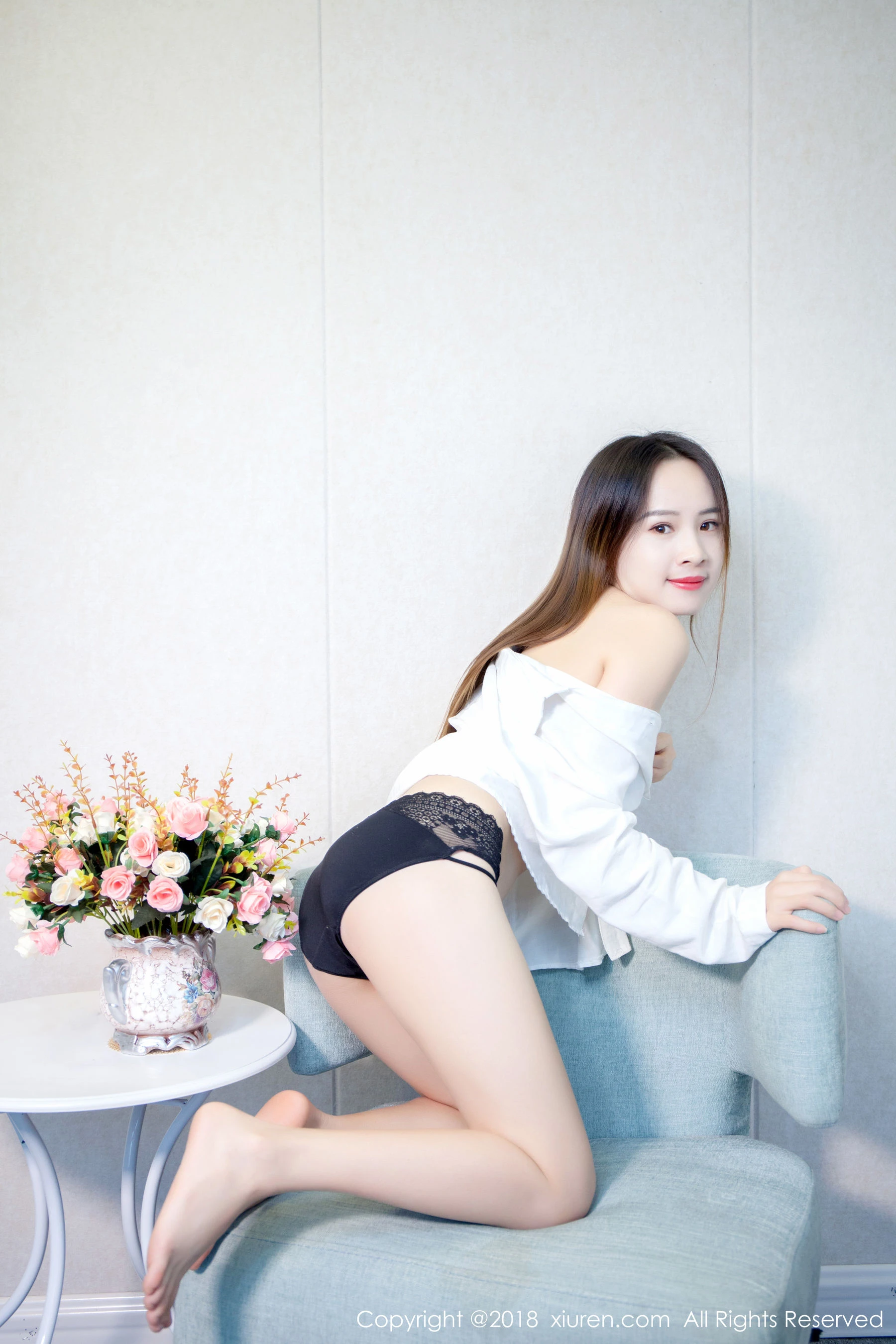 空姐性感攝影棚寫真 – 夏季奔放風格展現典藏 - 19