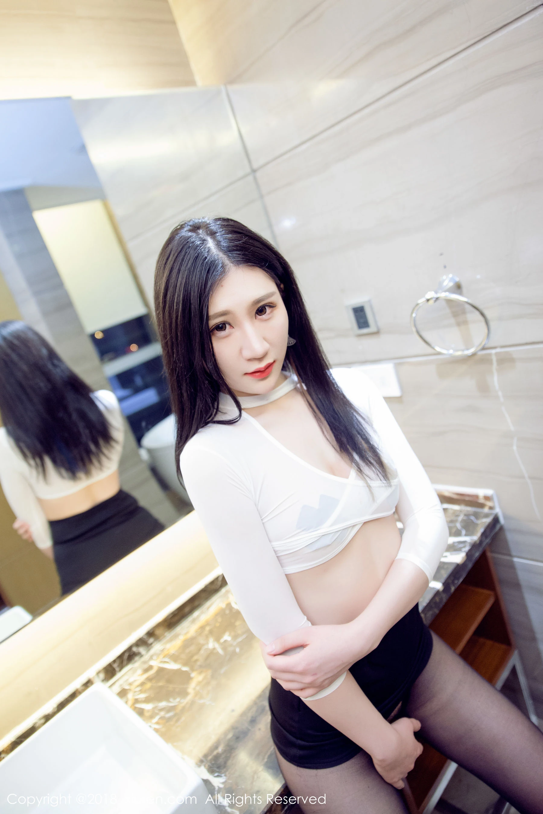 網紅魅惑海邊寫真 – 冬季俏皮風格展現精選 - 6