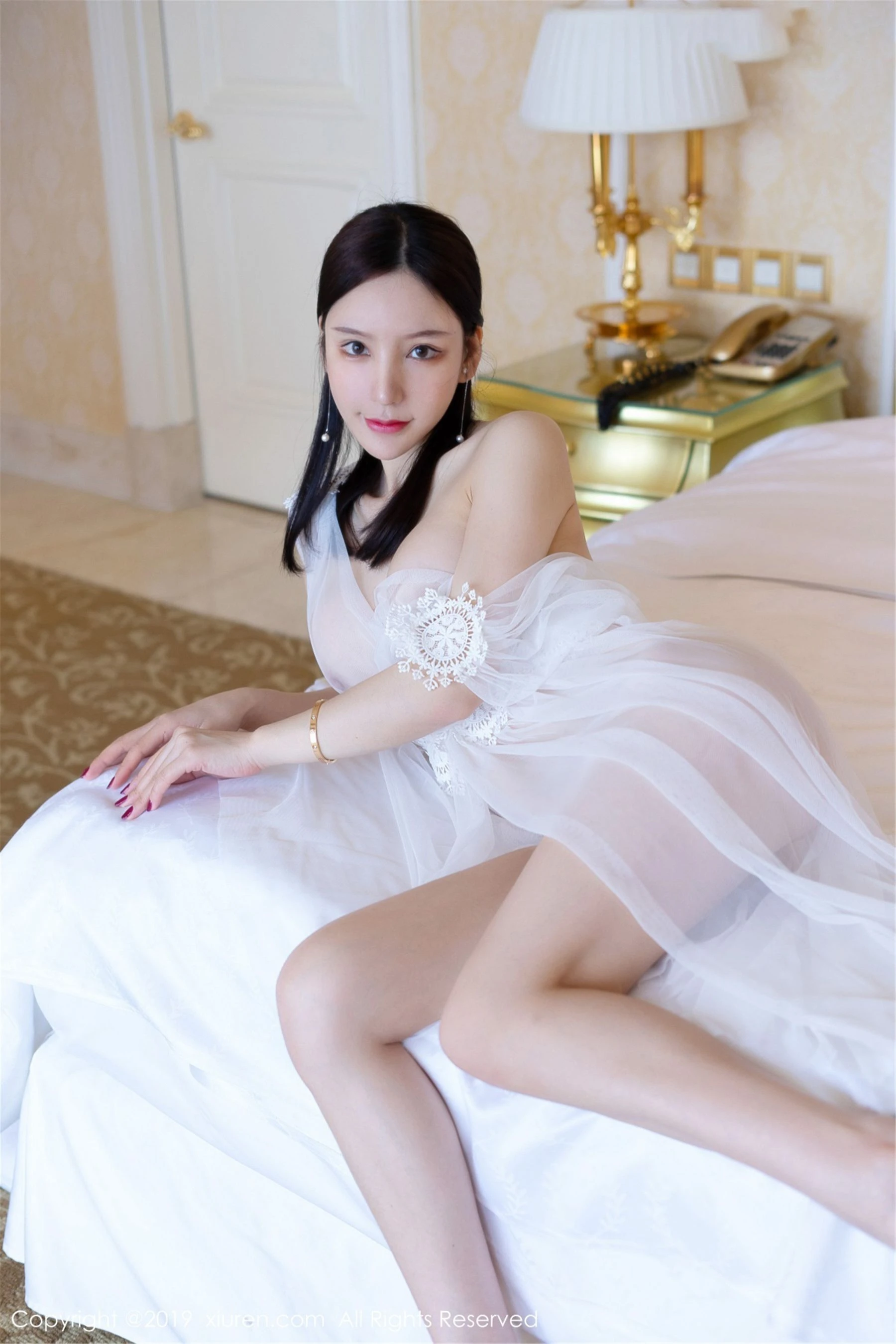 護士甜美夜景寫真 – 櫻花季俏皮風格展現獨家 - 19