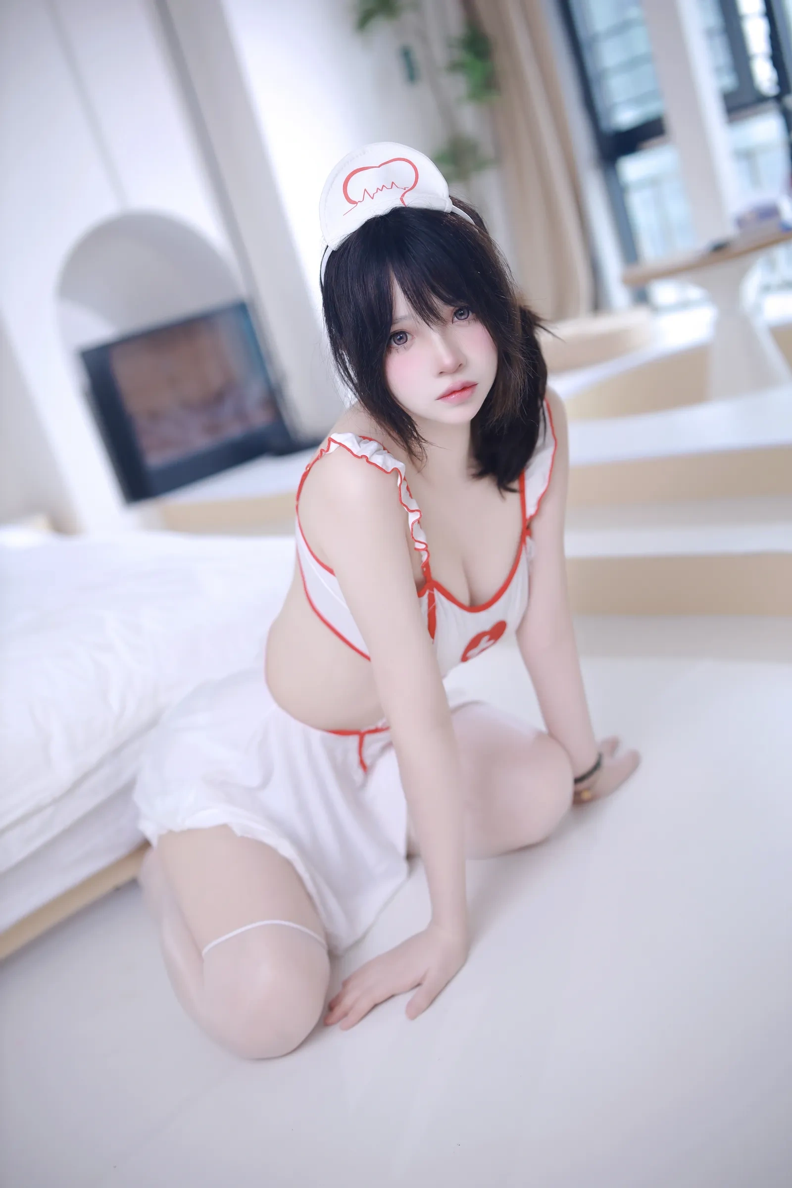 護士高貴攝影棚寫真 – 晴日靜謐風格展現限量 - 19