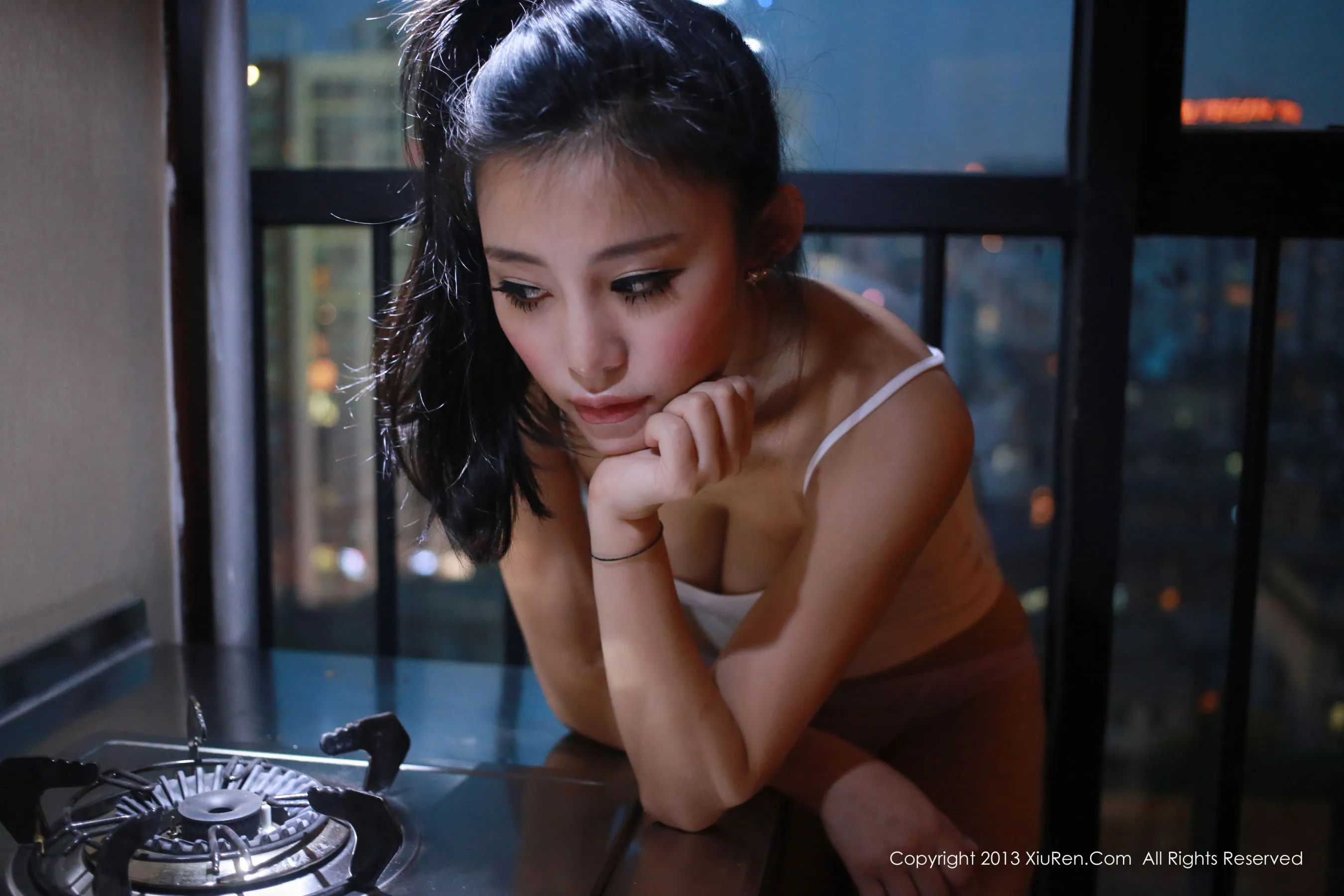 清晨苗慄護士寫真精選 – 知性夜景俏皮完美融合典藏 - 33