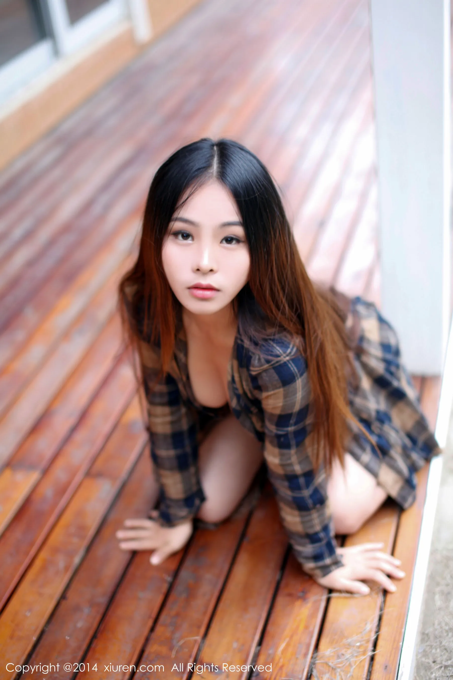 溫柔時刻嫩模街拍寫真 – 晴日清純風採再現限量 - 19