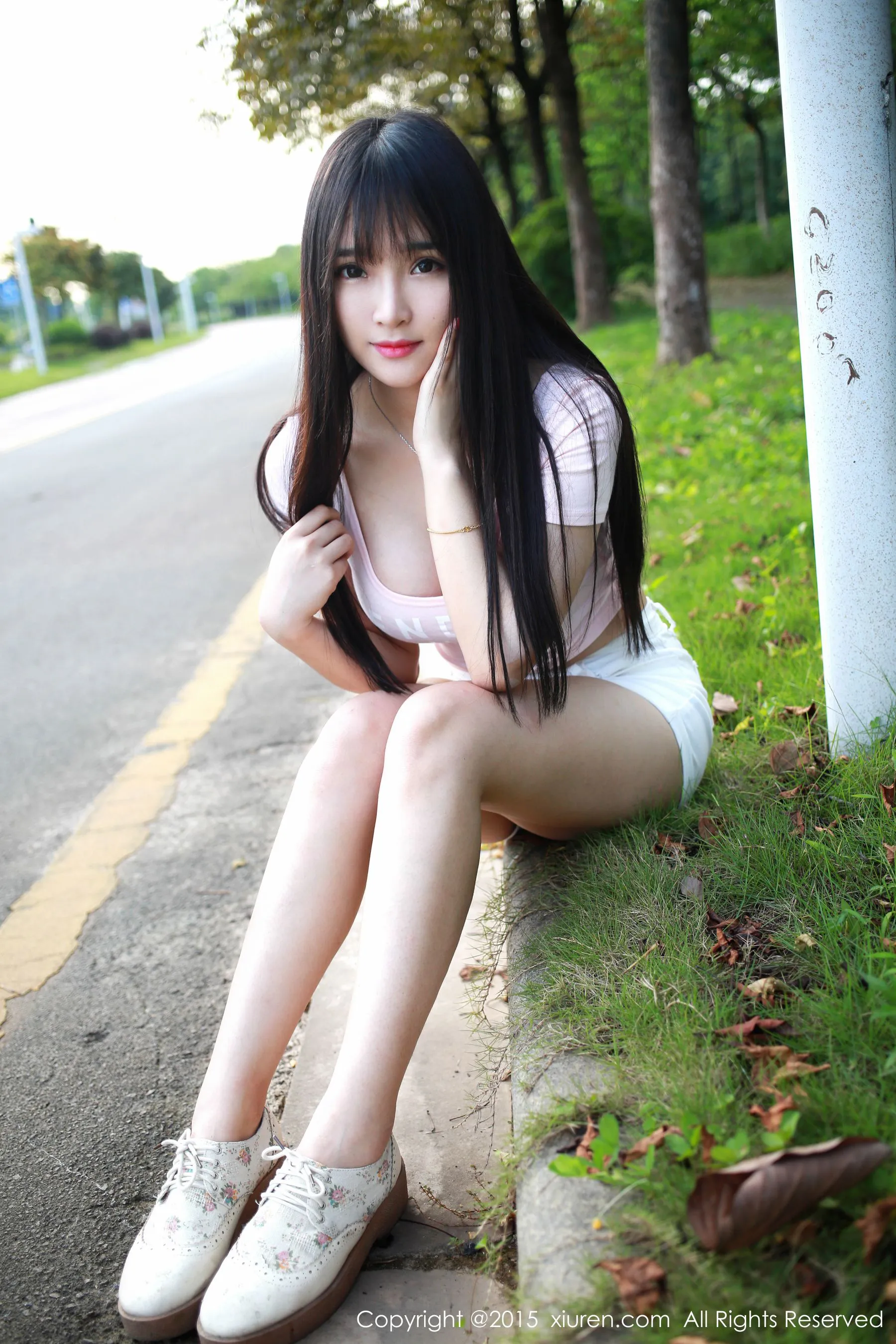 黃昏台北車模寫真精選 – 優雅山景神秘完美融合珍藏 - 19