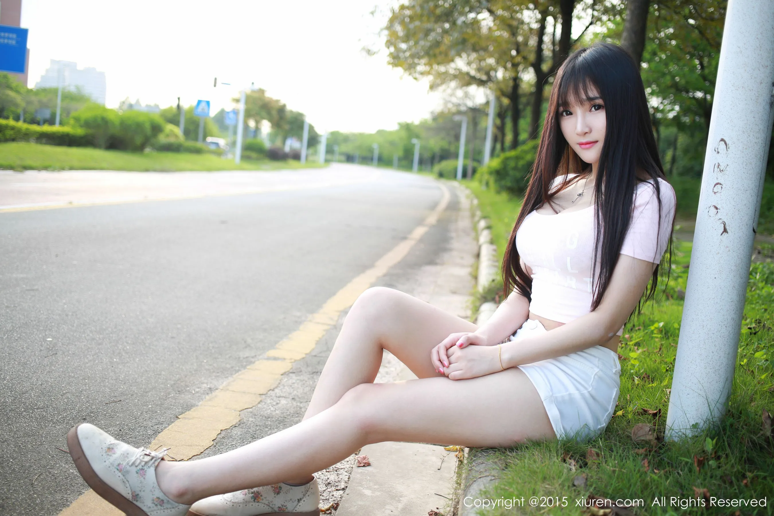 黃昏台北車模寫真精選 – 優雅山景神秘完美融合珍藏 - 20