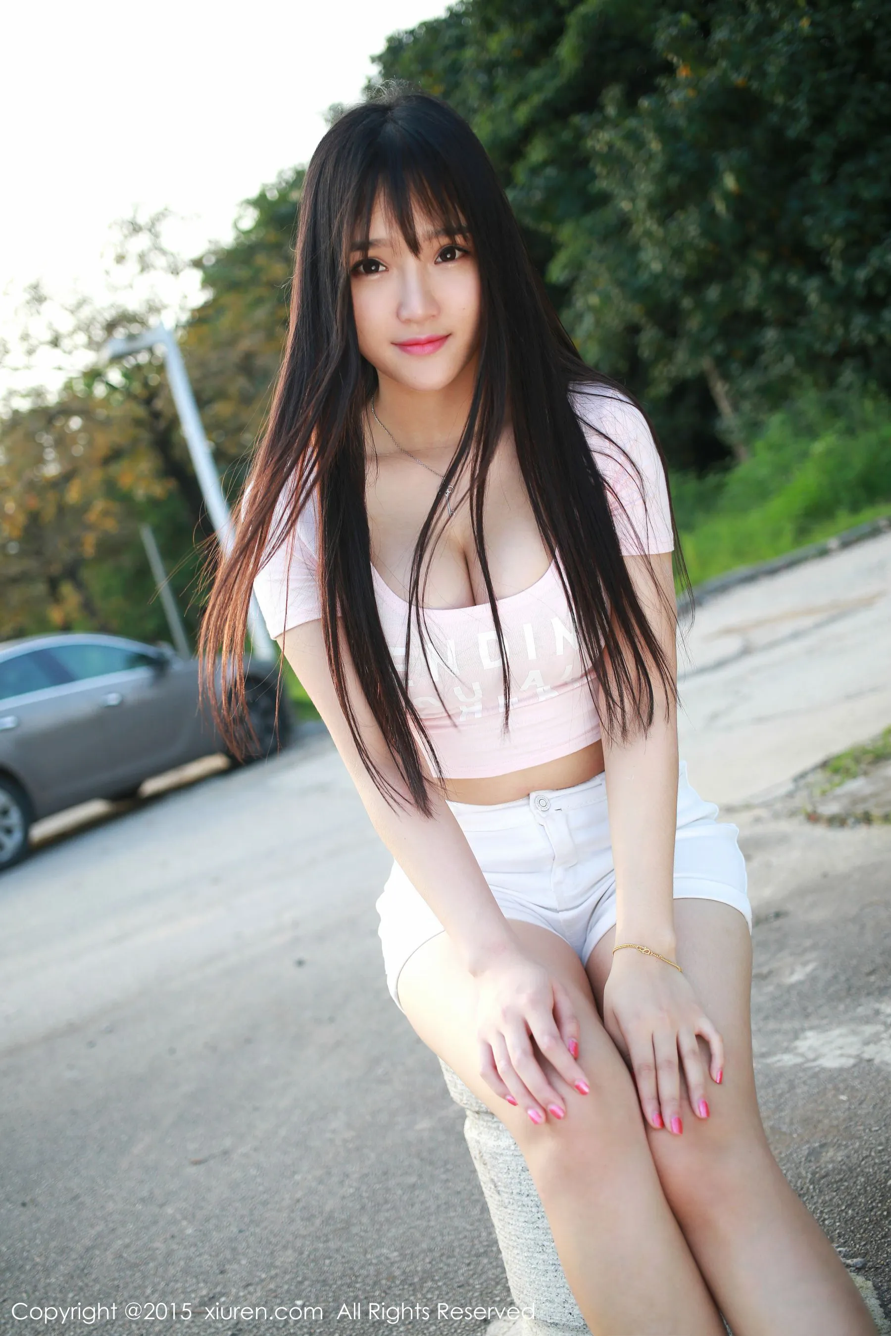 黃昏台北車模寫真精選 – 優雅山景神秘完美融合珍藏 - 40