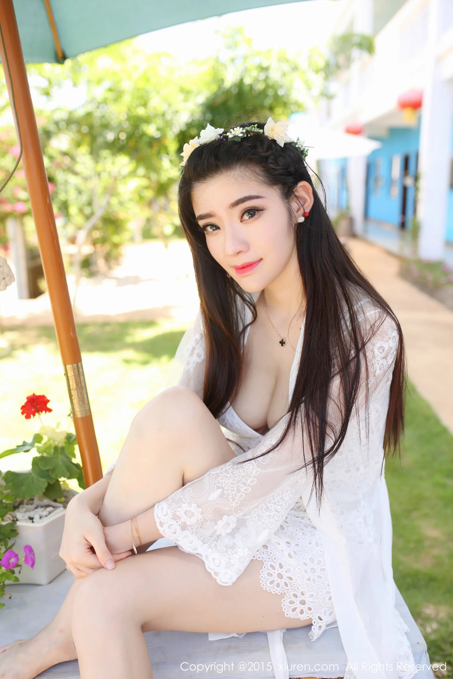 晴日限定校花甜美寫真集 – 街拍活力瞬間捕捉珍藏 - 42