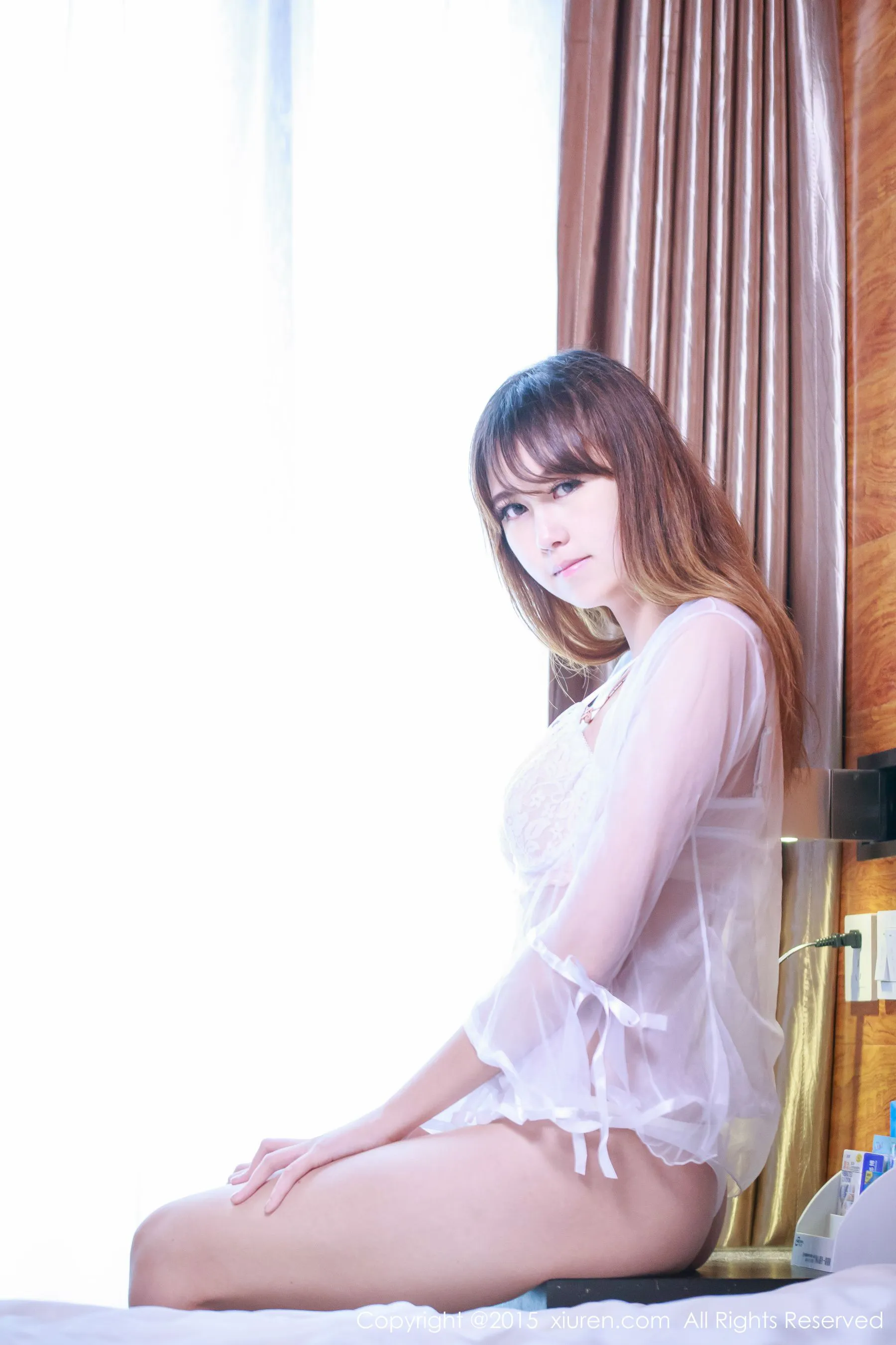 DJ甜美海邊寫真 – 秋楓溫柔風格展現珍藏 - 33