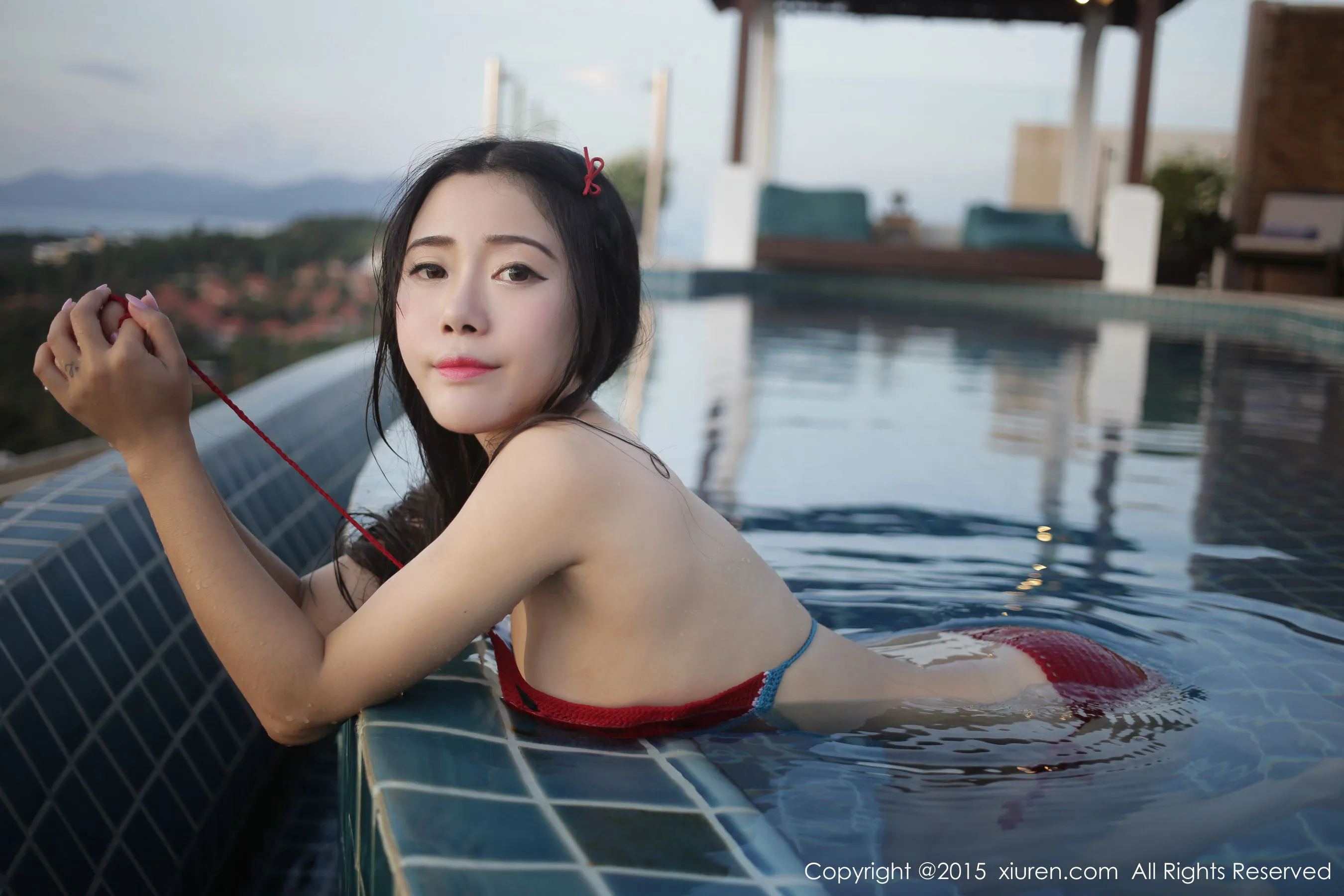 DJ性感街拍寫真 – 雨季溫柔風格展現典藏 - 39