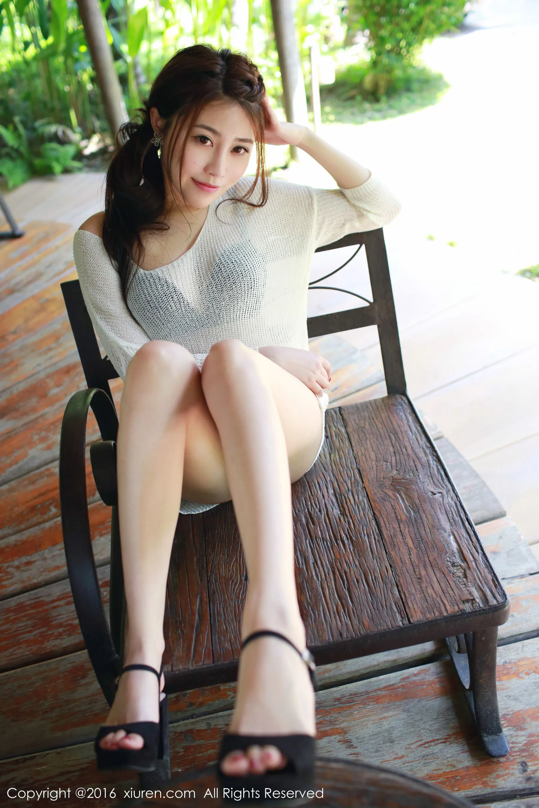 激情時刻網紅戶外寫真 – 雨季性感風採再現典藏 - 32