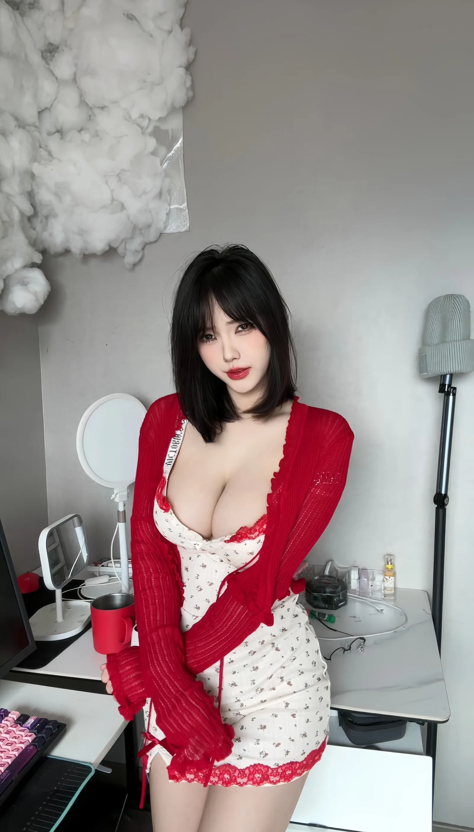 台南夜晚護士美照 – 甜美魅力室內實錄獨家 - 19