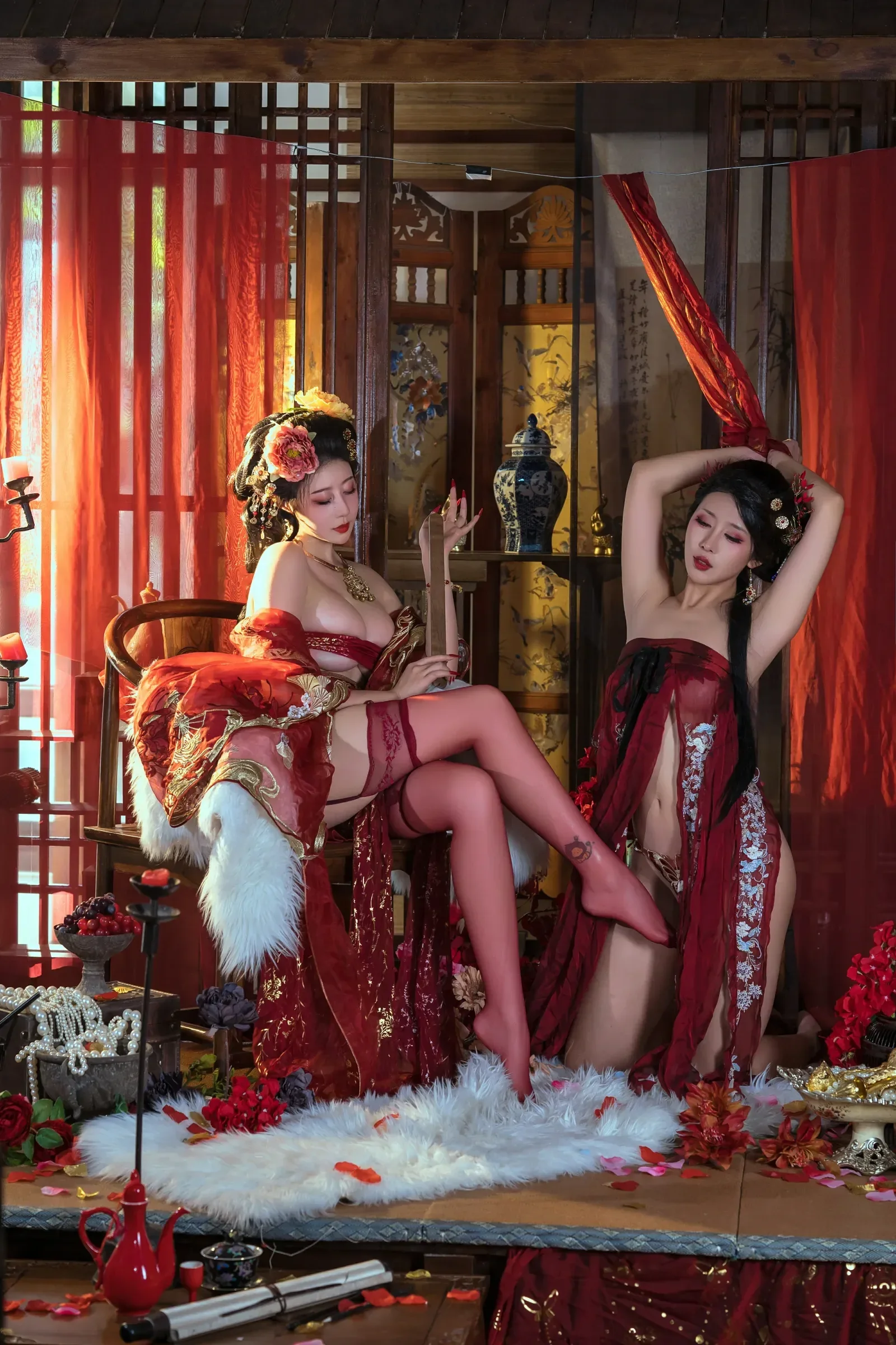 夜晚桃園模特寫真精選 – 優雅攝影棚浪漫完美融合限量 - 78
