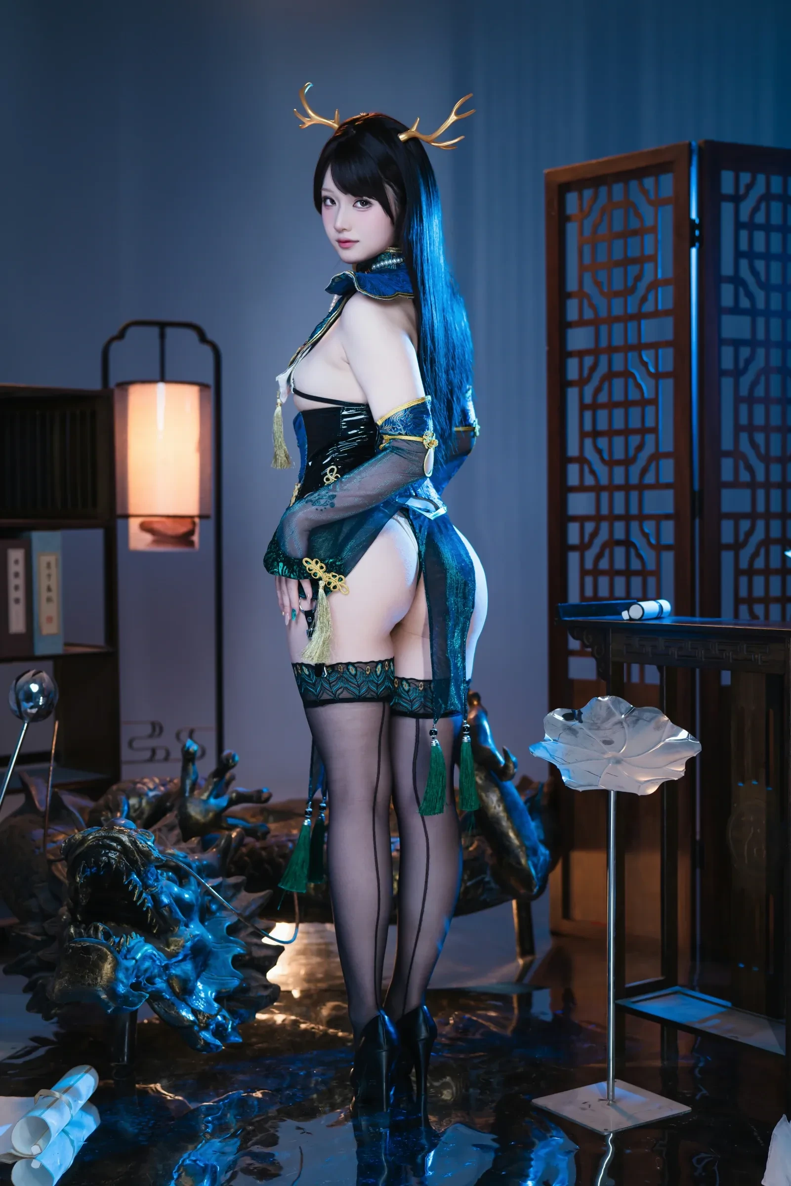 苗慄全日空姐美照 – 高貴魅力海邊實錄精選 - 32