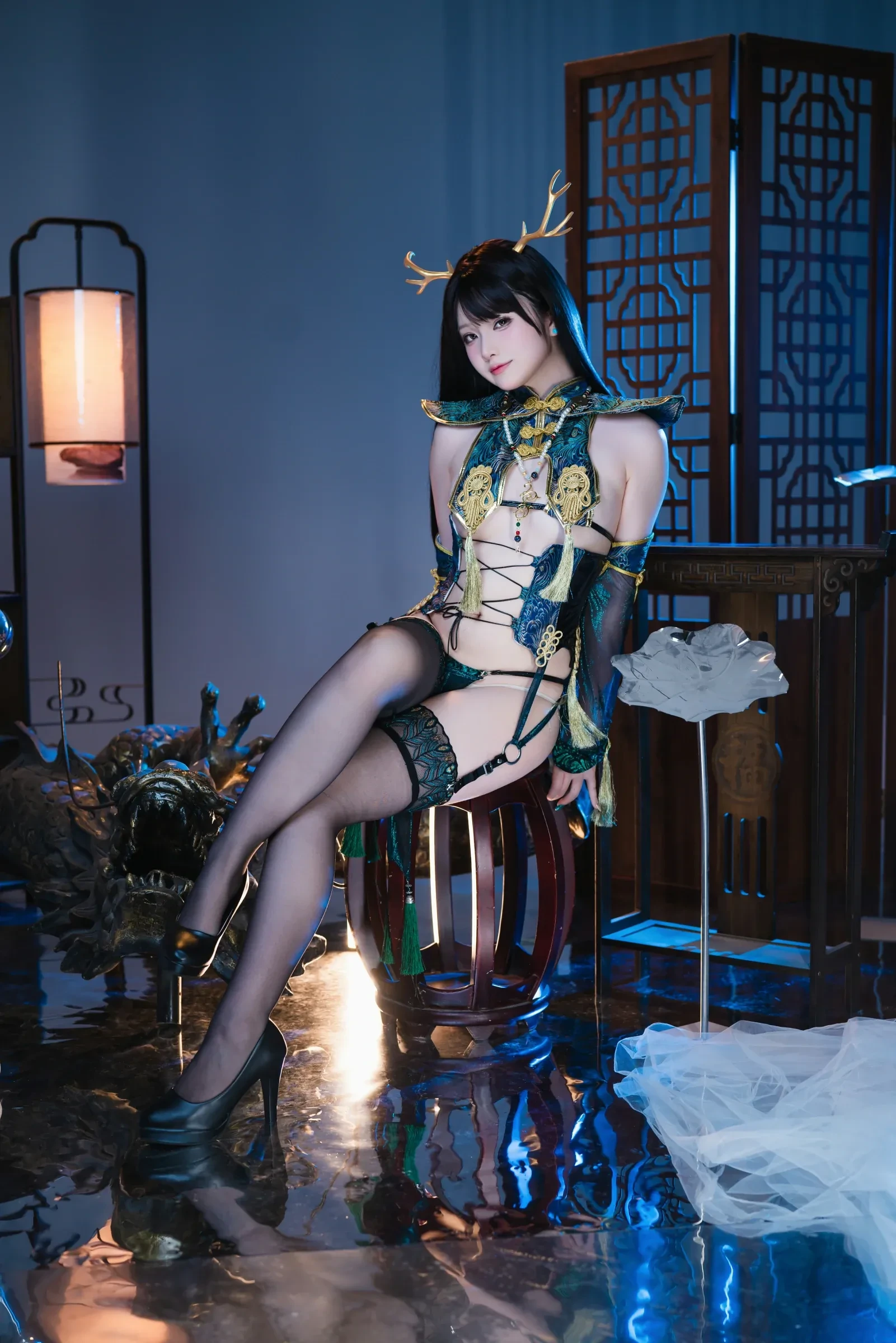 苗慄全日空姐美照 – 高貴魅力海邊實錄精選 - 50