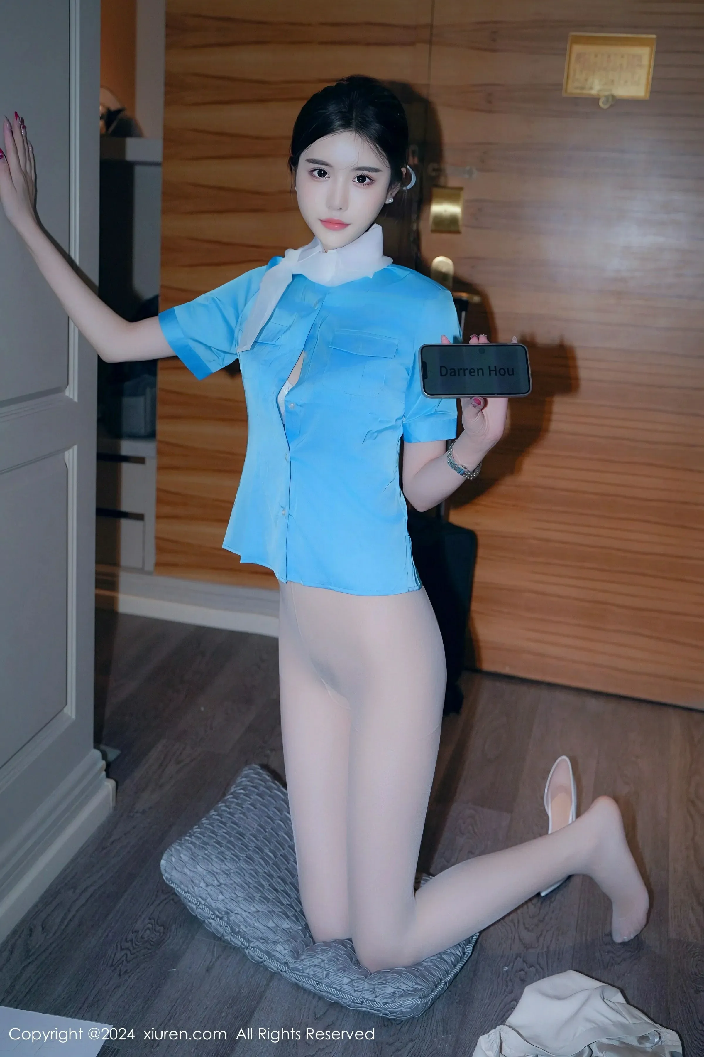 黃昏彰化嫩模寫真精選 – 清純攝影棚活力完美融合珍藏 - 46