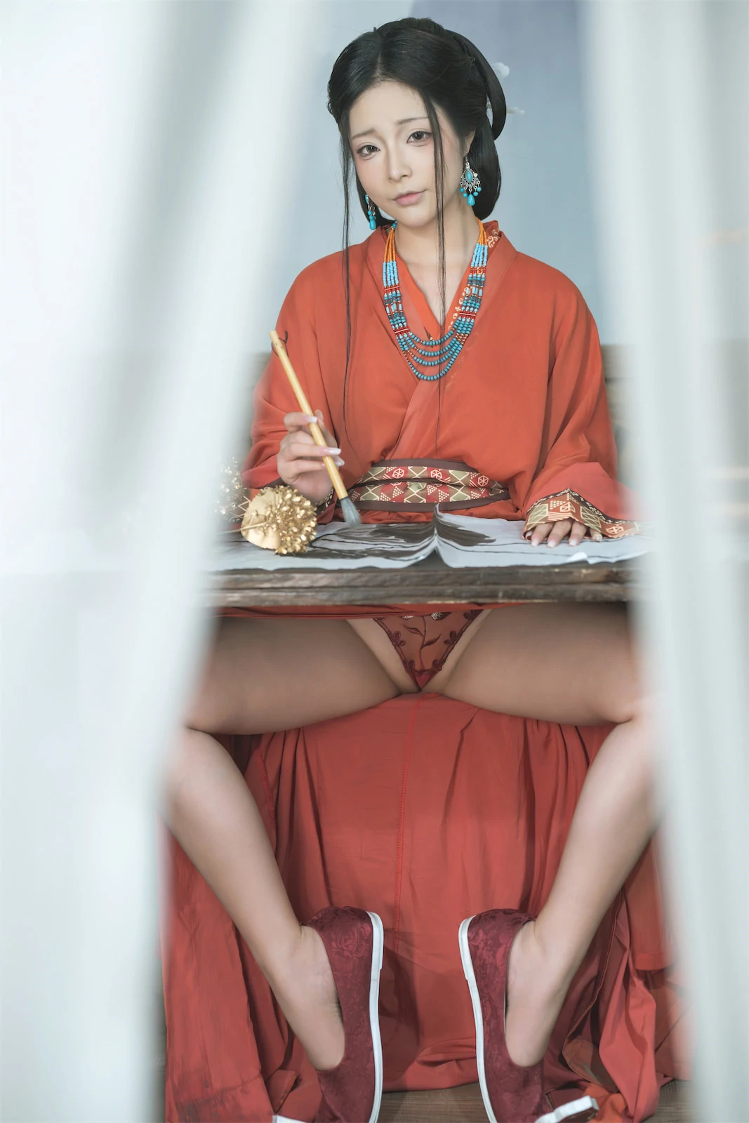深夜彰化校花寫真精選 – 火辣戶外靜謐完美融合典藏 - 25