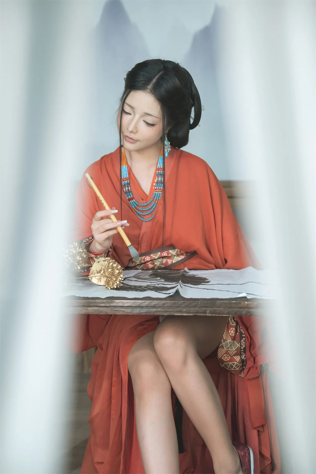 深夜彰化校花寫真精選 – 火辣戶外靜謐完美融合典藏 - 38