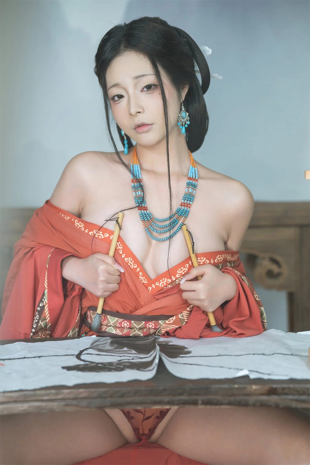 深夜彰化校花寫真精選 – 火辣戶外靜謐完美融合典藏 - 42