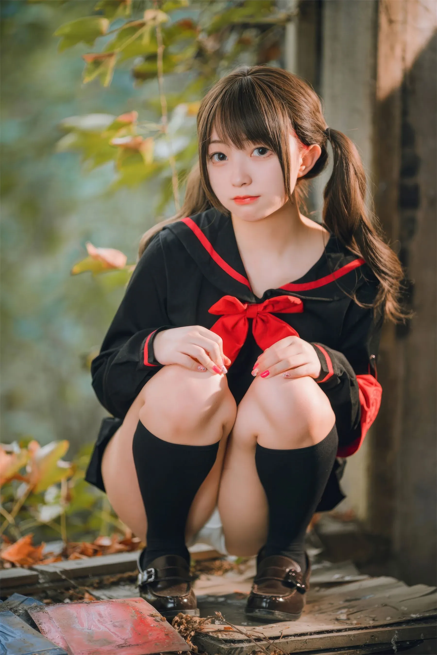 苗慄黃昏空姐美照 – 高貴魅力自然光實錄精選 - 14